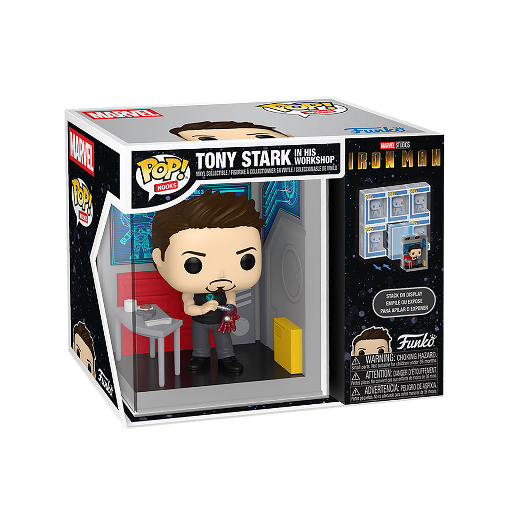 Image produit Iron Man - Atelier de Tony Funko Pop Nooks Diorama