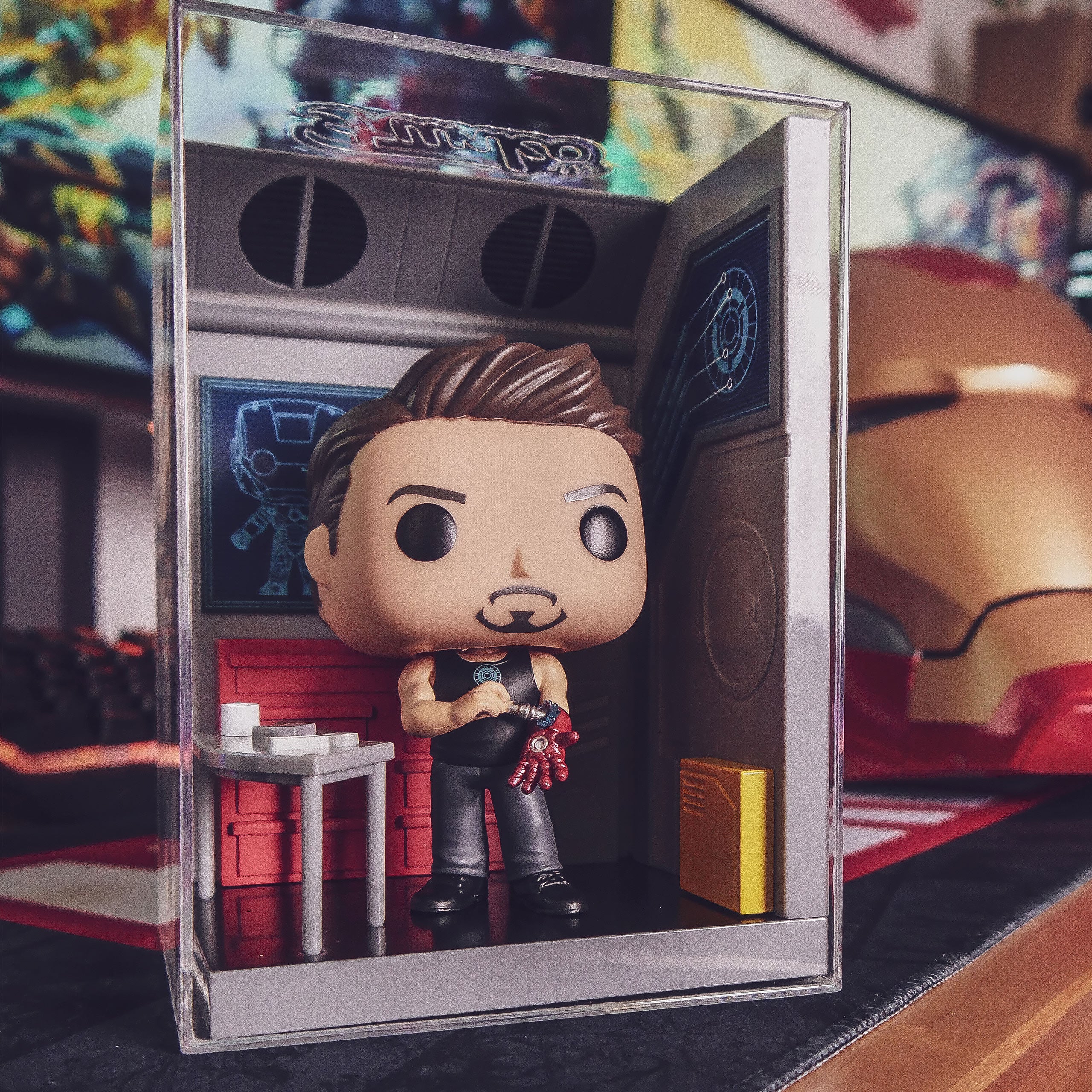 Image produit Iron Man - Atelier de Tony Funko Pop Nooks Diorama