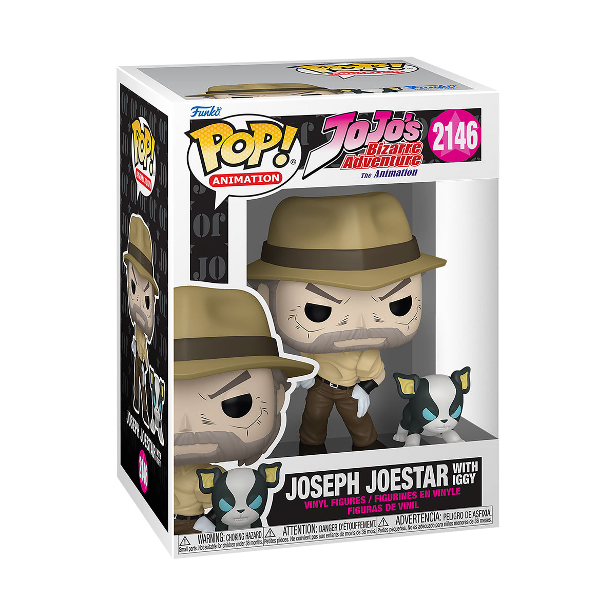 Image produit JoJo's Bizarre Adventure - Figurine Funko Pop Joseph et Iggy