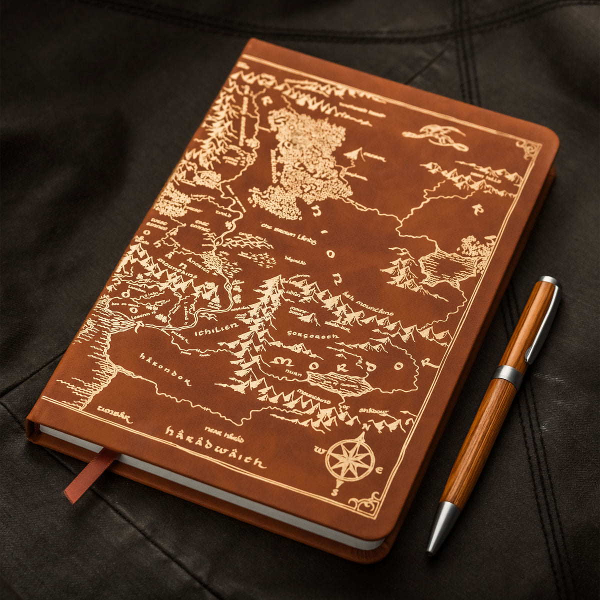 Image produit Le Seigneur des Anneaux - Carnet Carte de la Terre du Milieu
