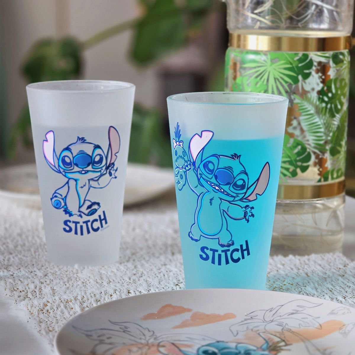 Image produit Stitch Aloha set de 2 verres - Lilo & Stitch