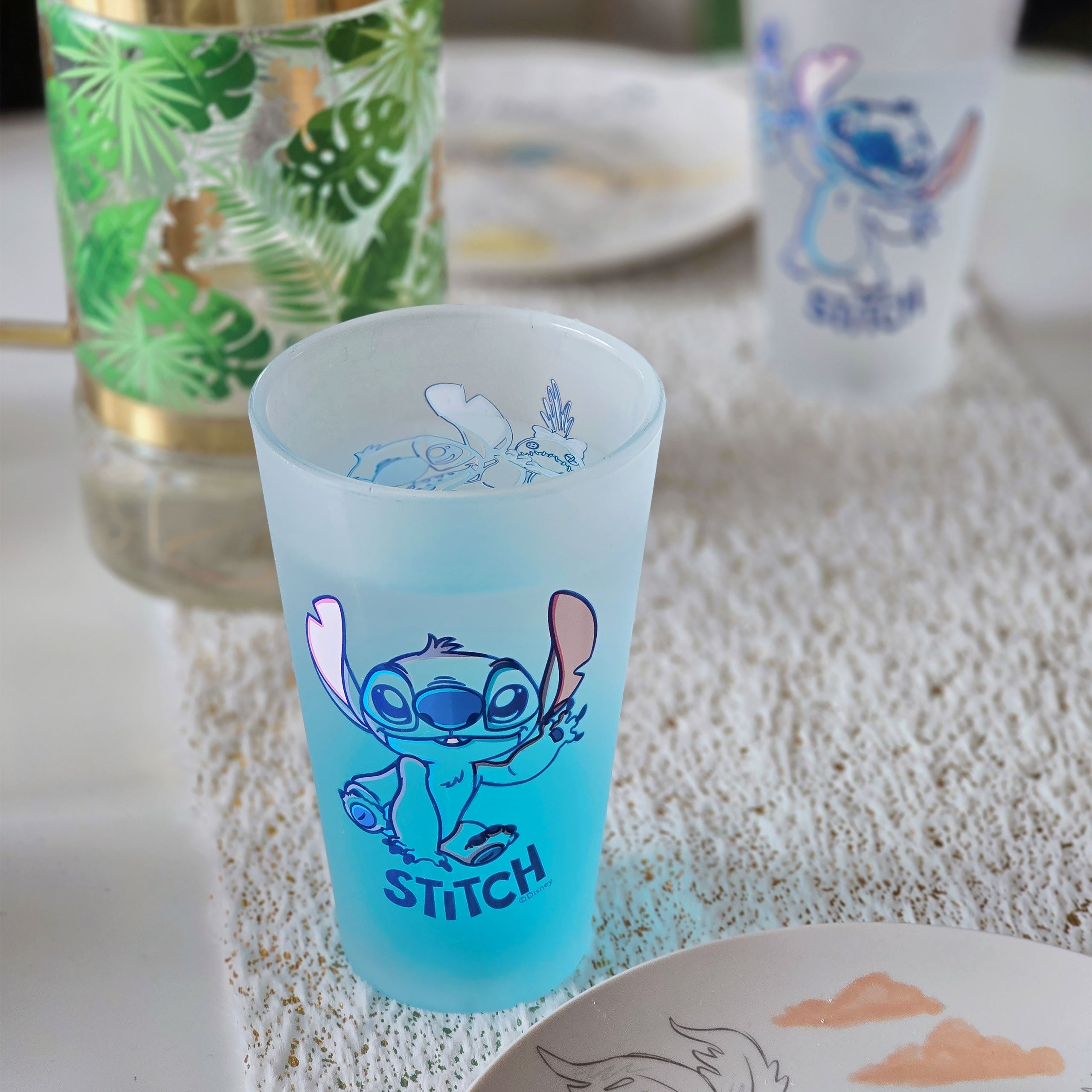 Image produit Stitch Aloha set de 2 verres - Lilo & Stitch