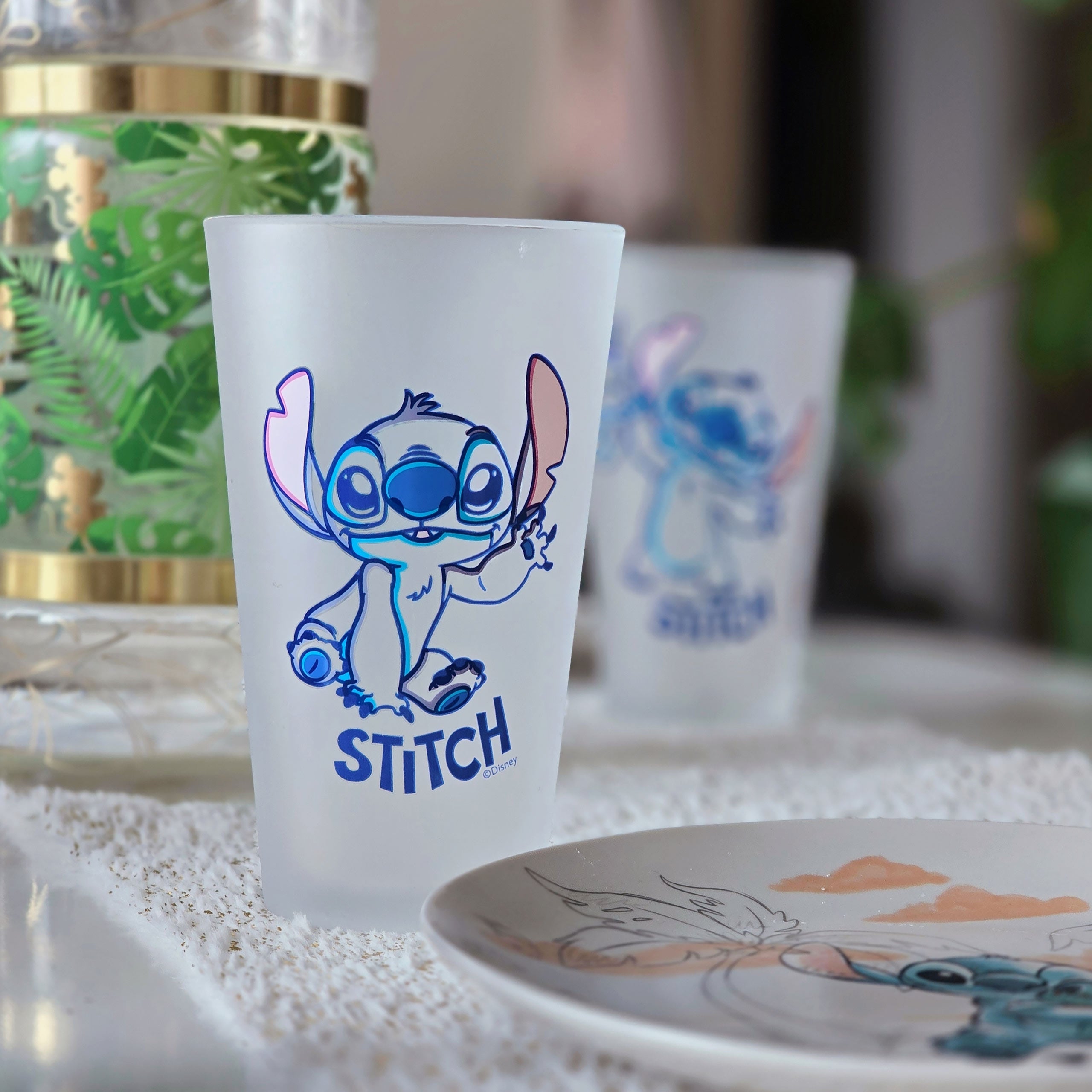 Image produit Stitch Aloha set de 2 verres - Lilo & Stitch