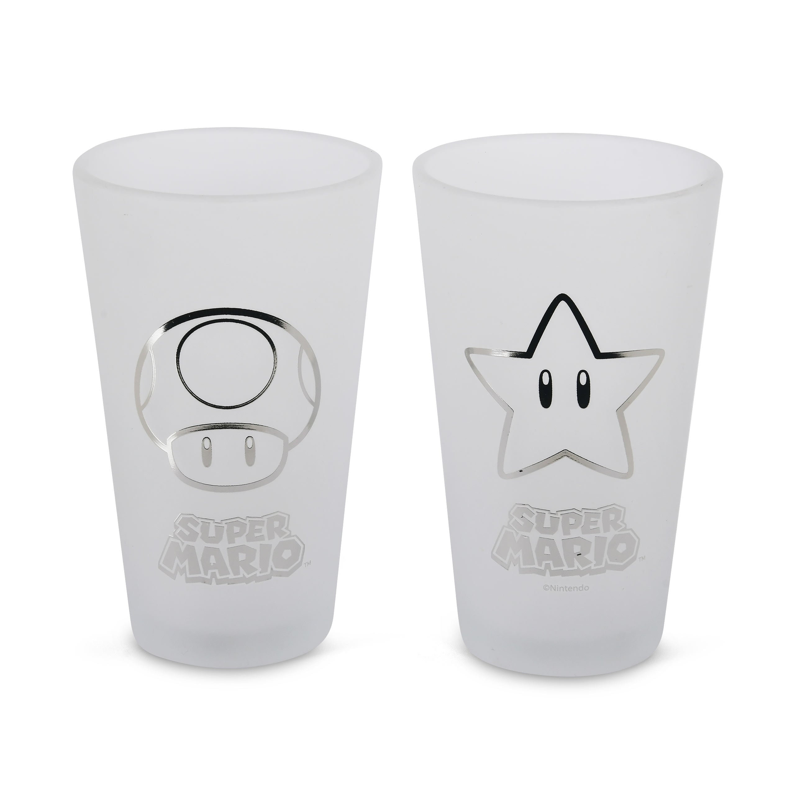 Image produit Super Mario - Set de 2 verres Icons
