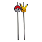 Image produit Pokémon – Pailles Pikachu et Poké Ball Set de 2