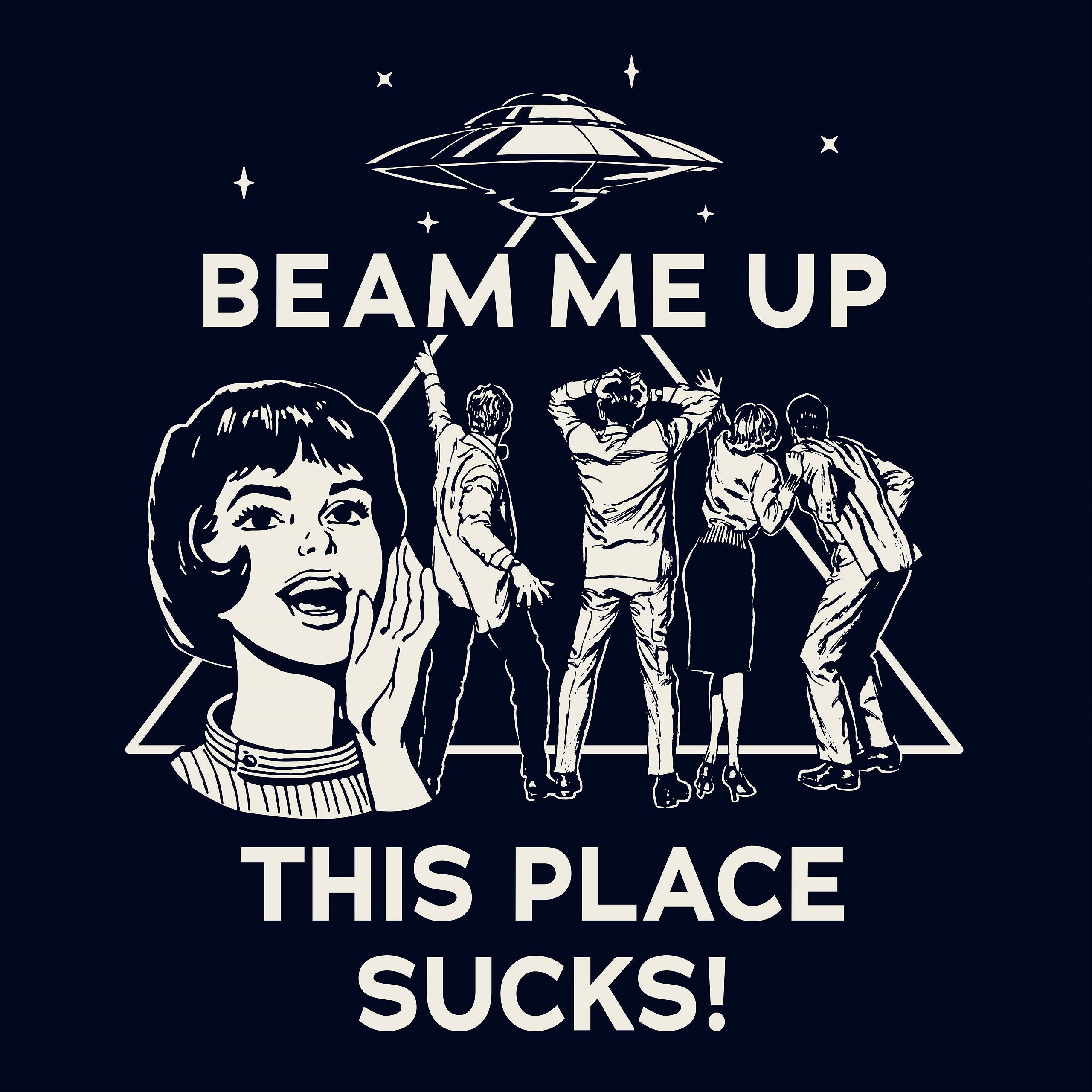 Image produit Stranger Things - T-shirt Beam Me Up