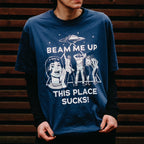 Image produit Stranger Things - T-shirt Beam Me Up