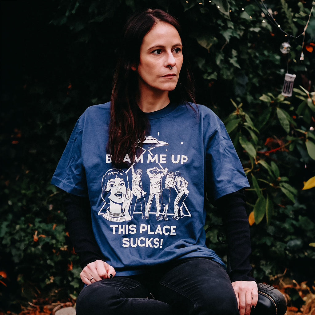 Image produit Stranger Things - T-shirt Beam Me Up
