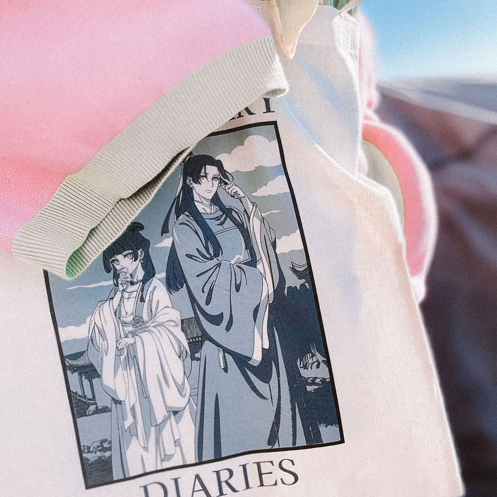 Image produit Tote bag Maomao et Jinshi pour les fans des Carnets de l'Apothicaire