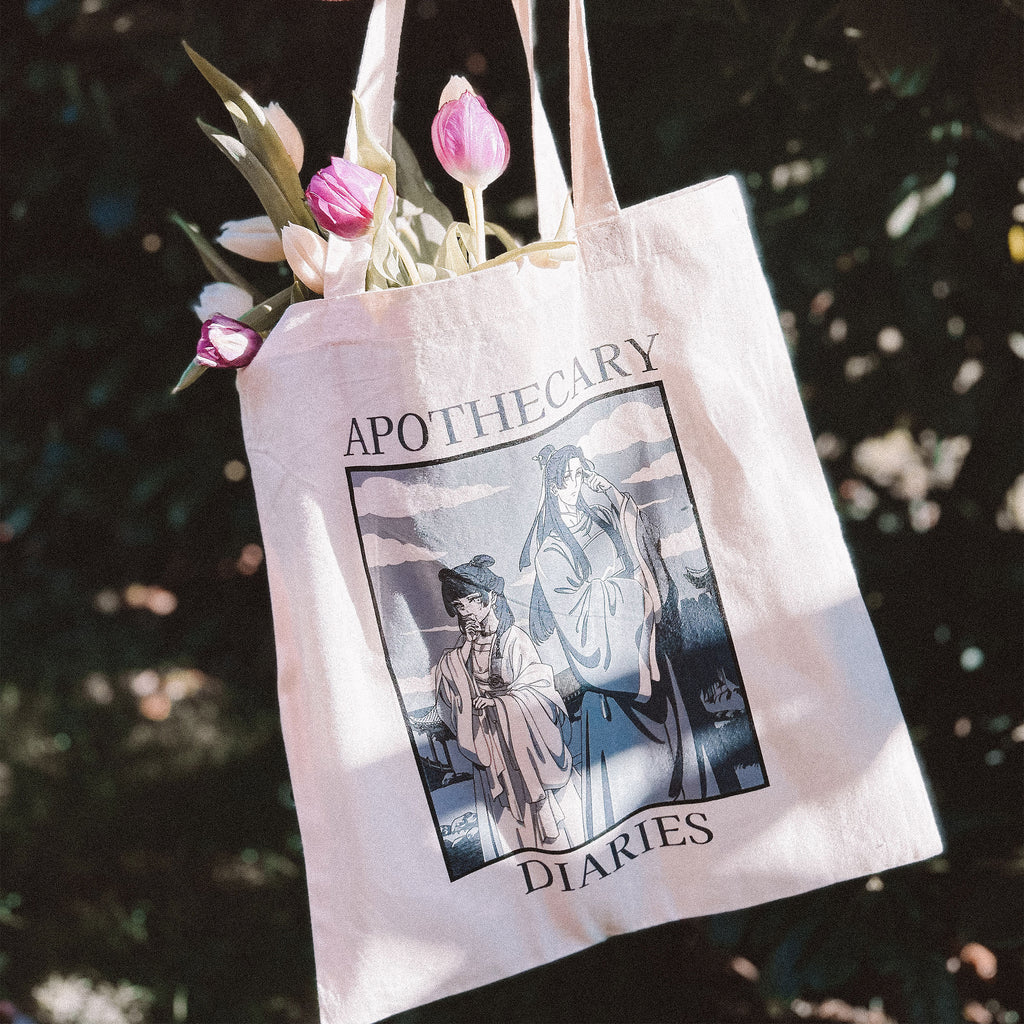 Image produit Tote bag Maomao et Jinshi pour les fans des Carnets de l'Apothicaire