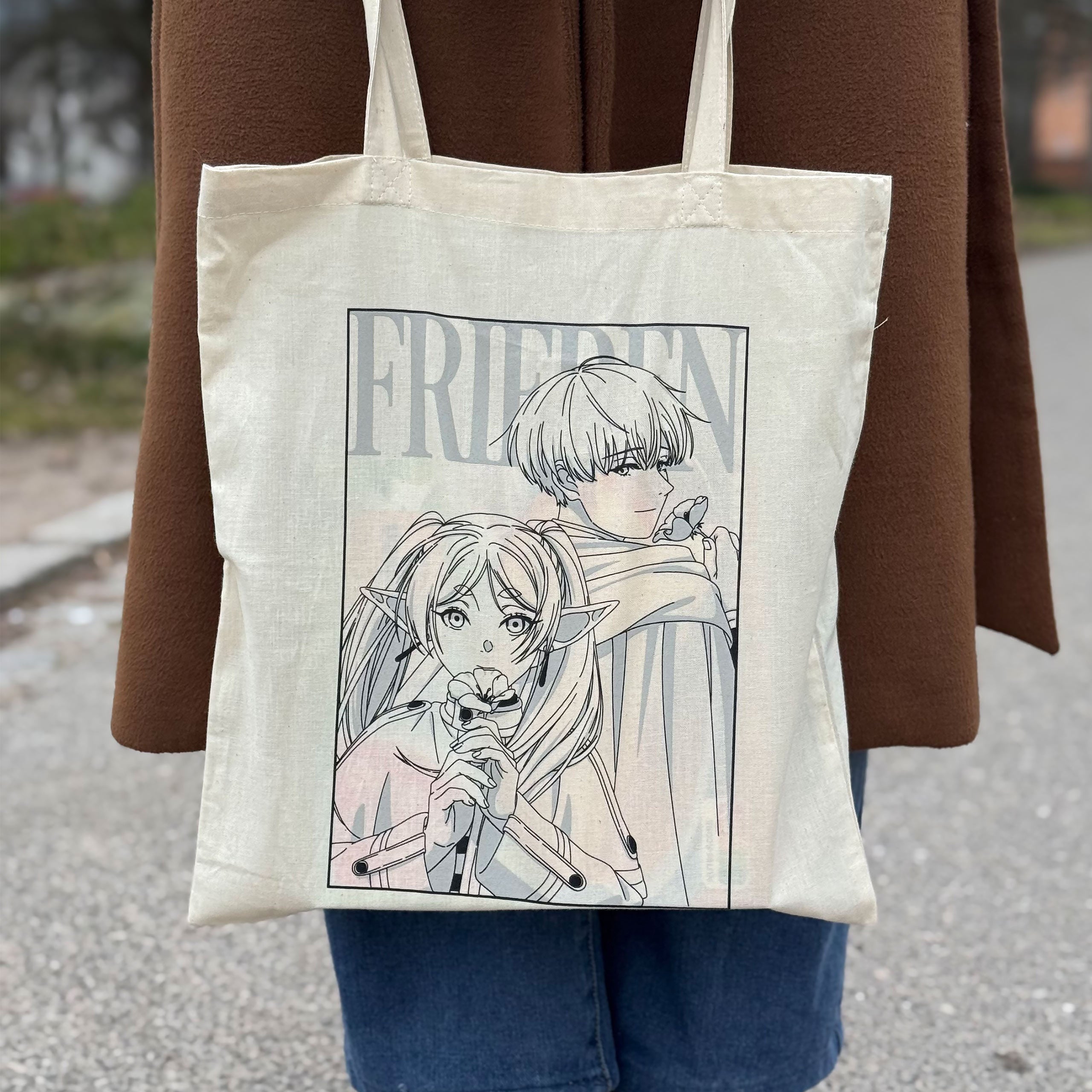 Image produit Tote bag pour les fans de Frieren et Himmel