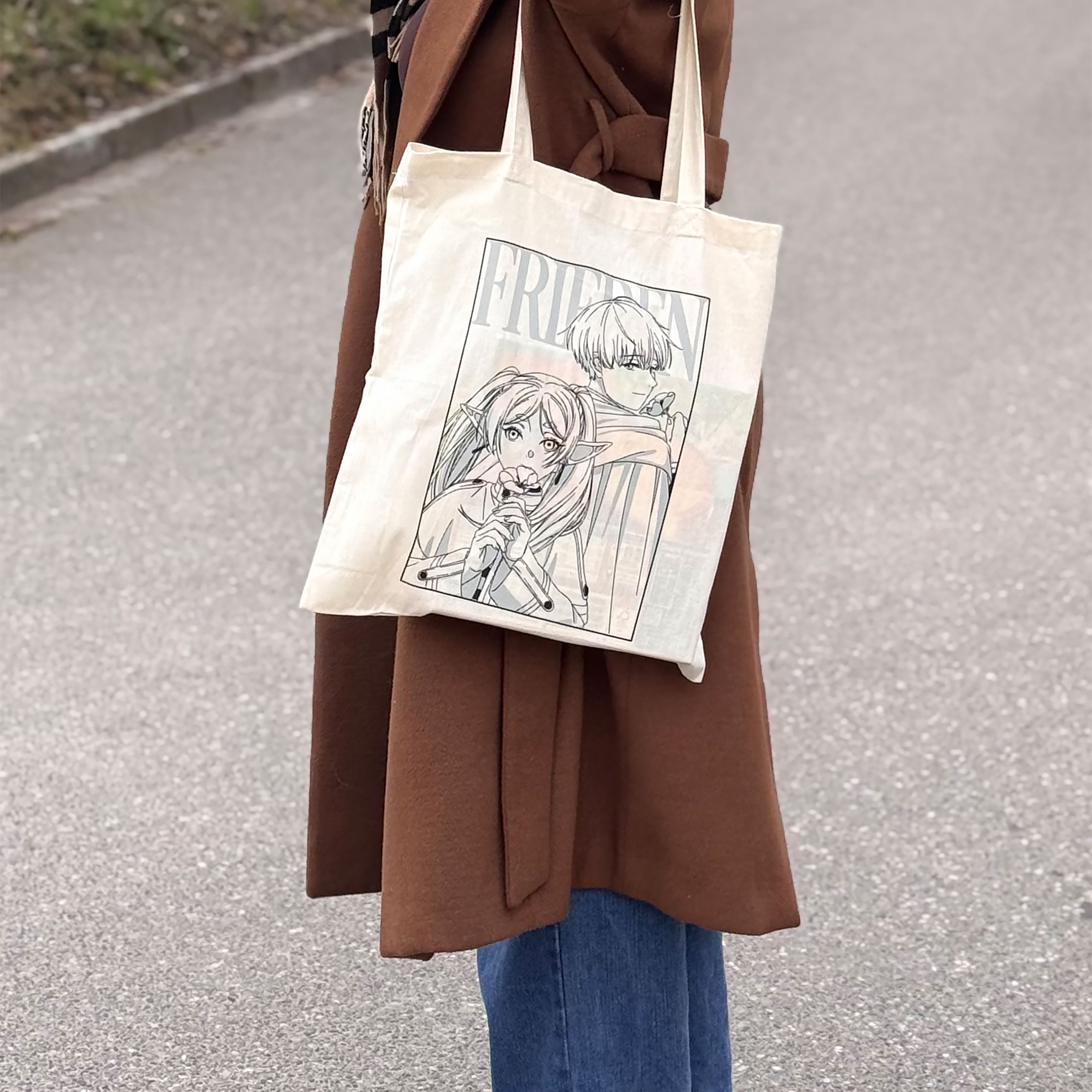 Image produit Tote bag pour les fans de Frieren et Himmel