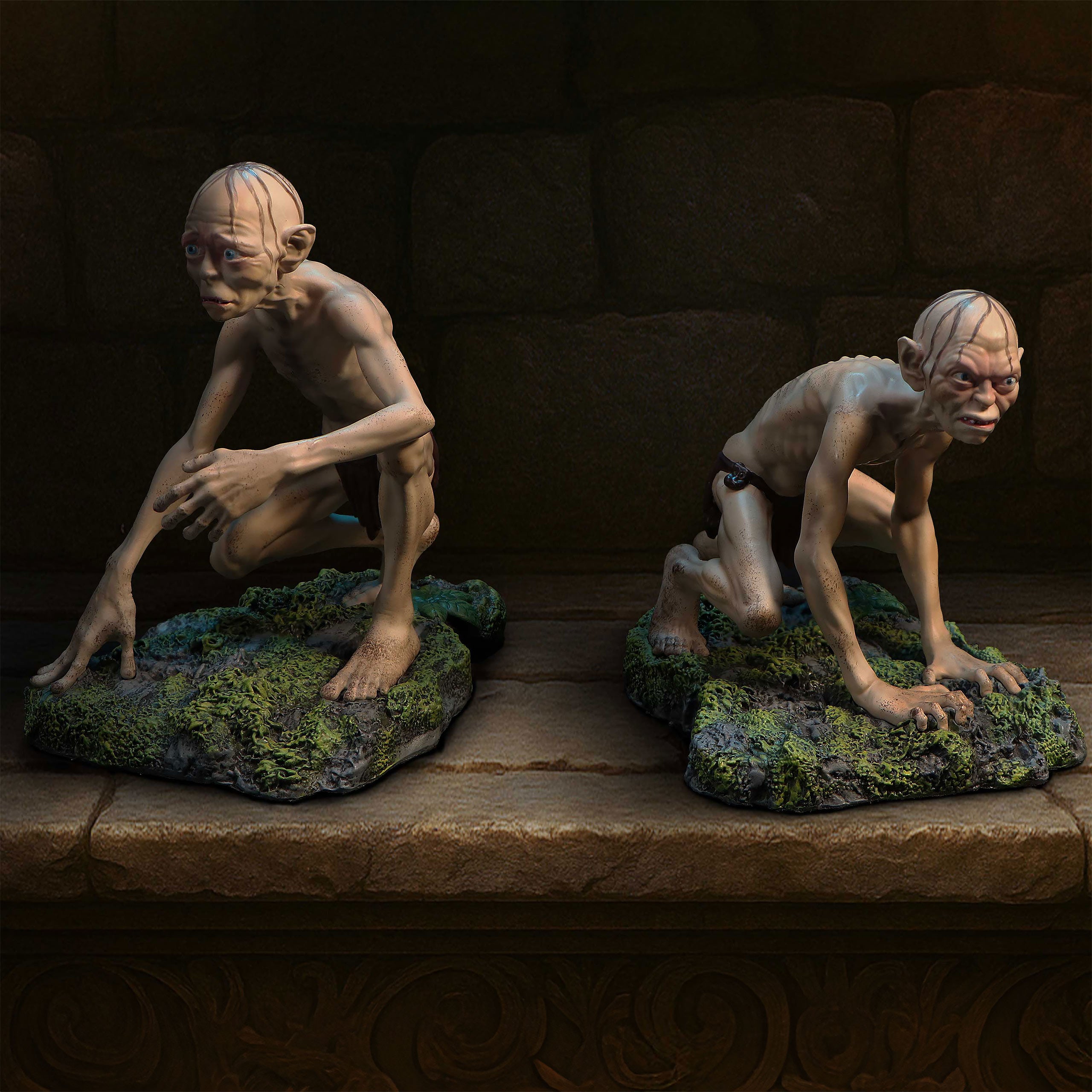 Image produit Le Seigneur des Anneaux - Set de figurines Gollum et Sméagol