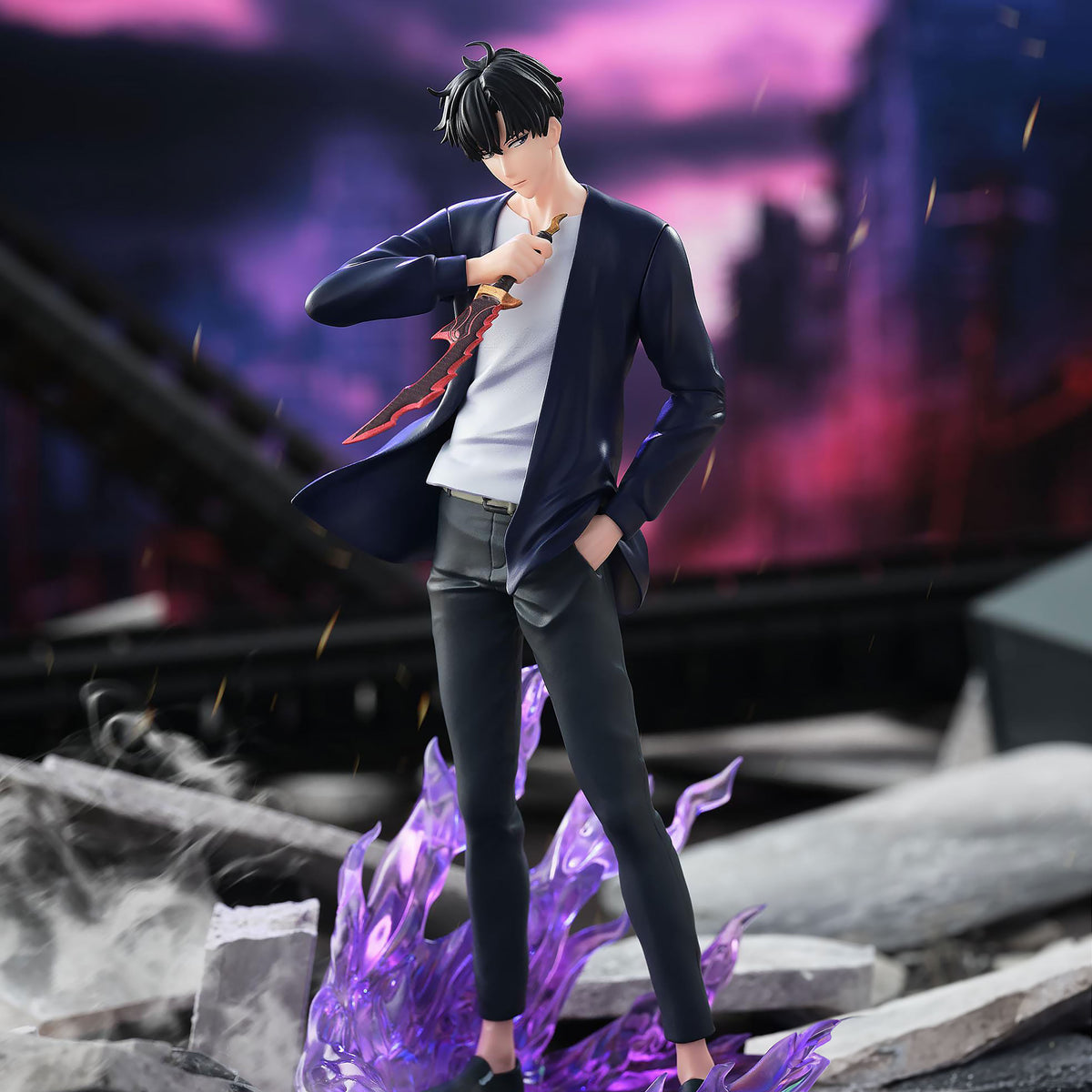 Image produit Solo Leveling - Figurine Sung Jinwoo Xross Link