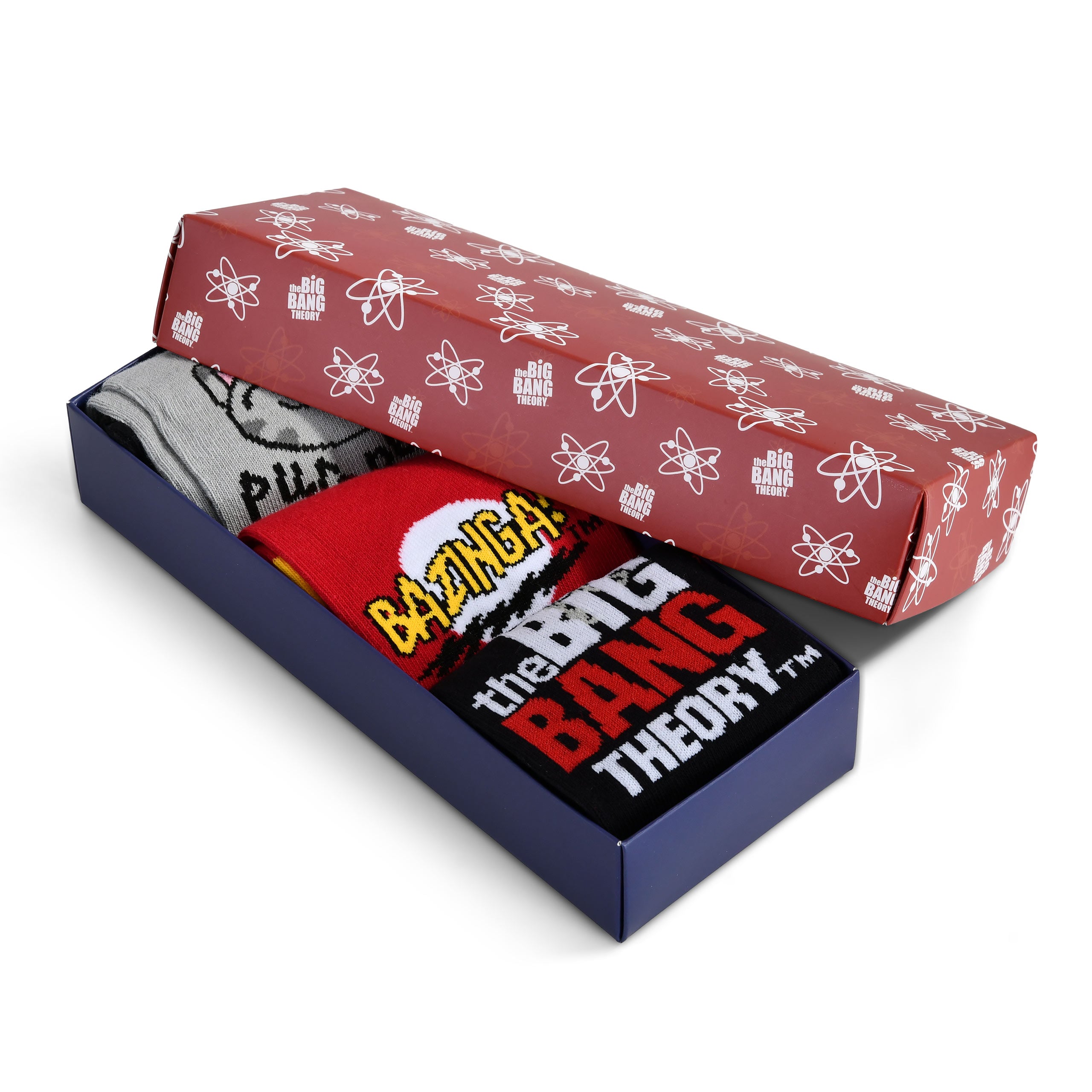 Image produit The Big Bang Theory - Lot de 3 paires de chaussettes dans une boîte cadeau