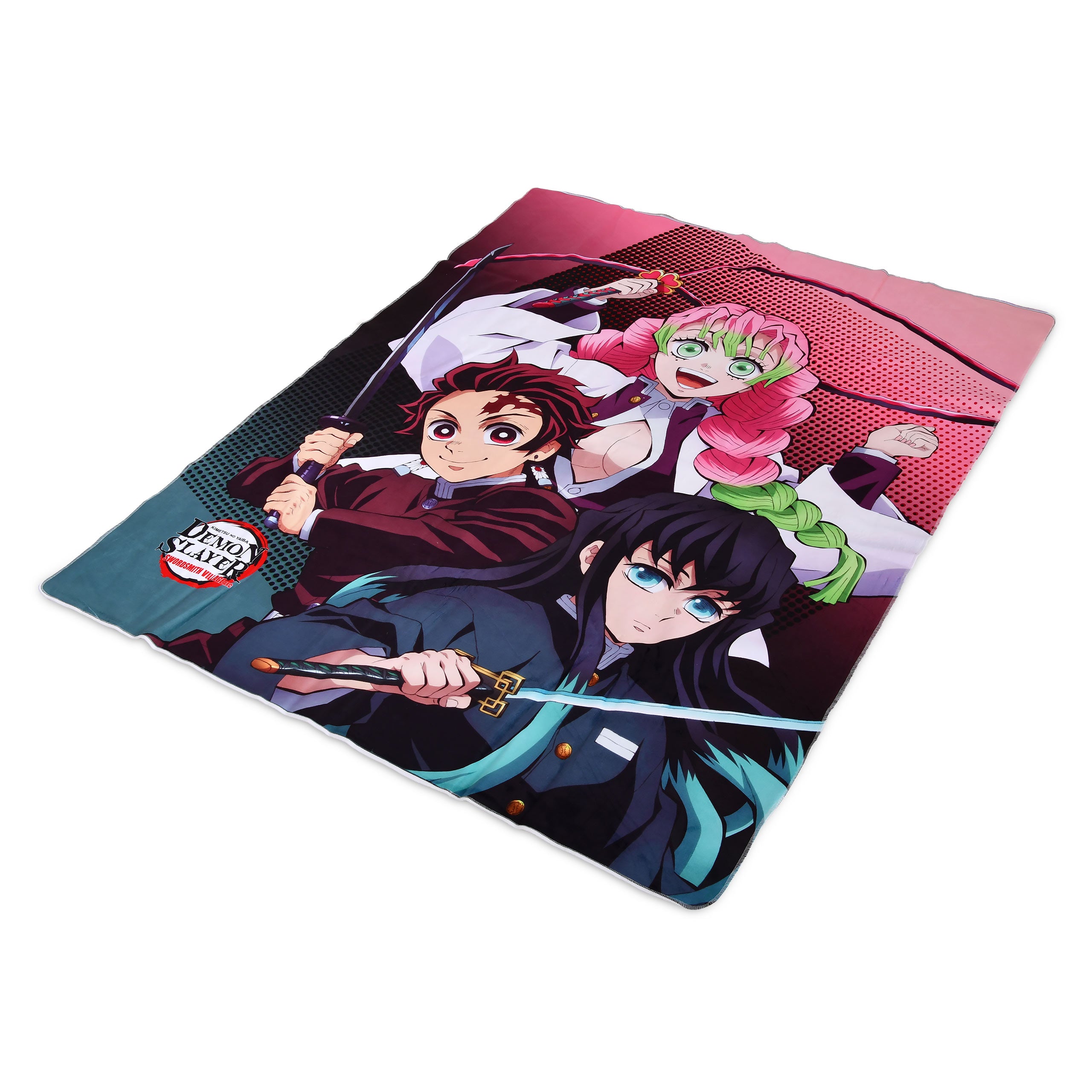 Image produit Demon Slayer - Plaid Tanjiro, Mitsuri et Muichiro