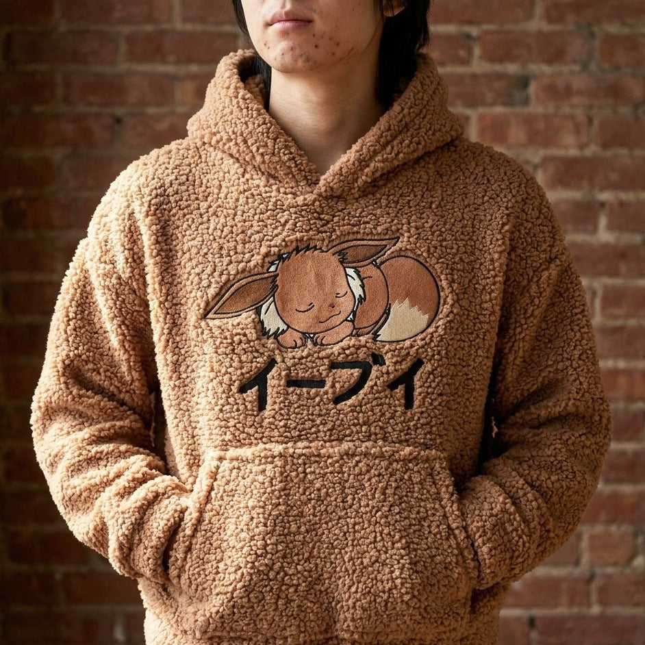 Image produit Pokémon - Sweat à capuche Évoli avec doublure peluche