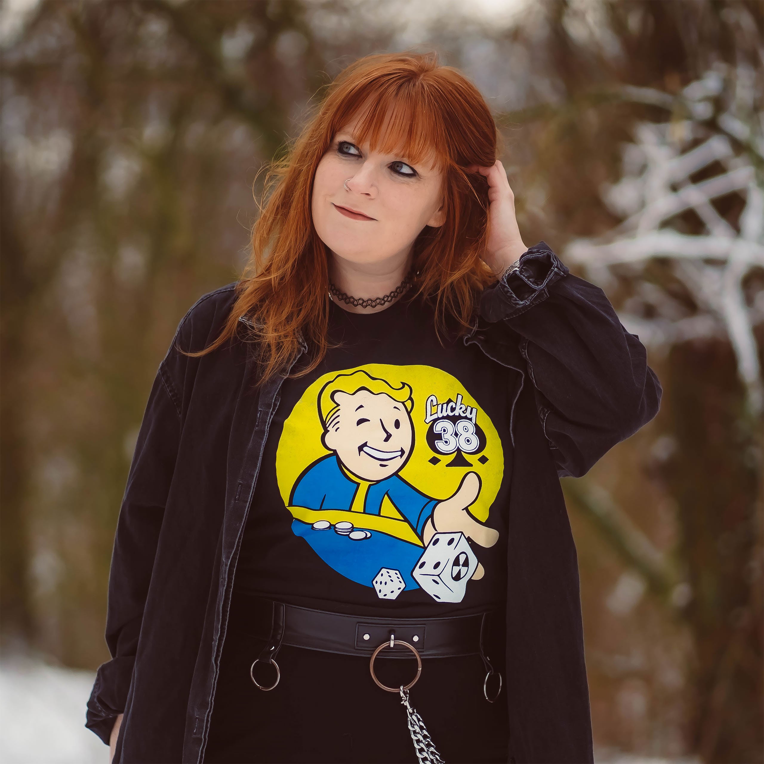 Image produit Fallout - T-shirt Lucky 38 Dice