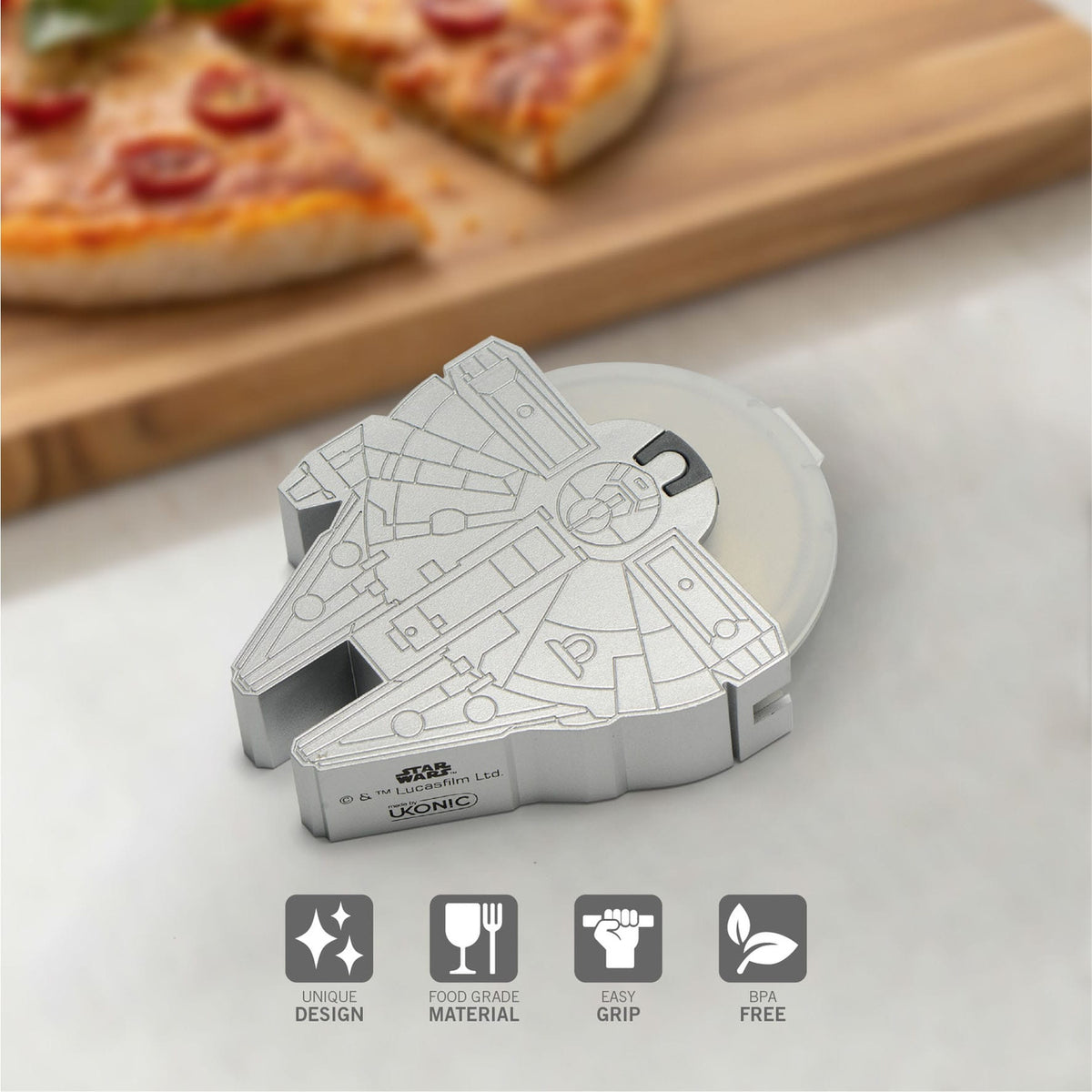 Image produit Coupe-pizza Faucon Millenium - Star Wars