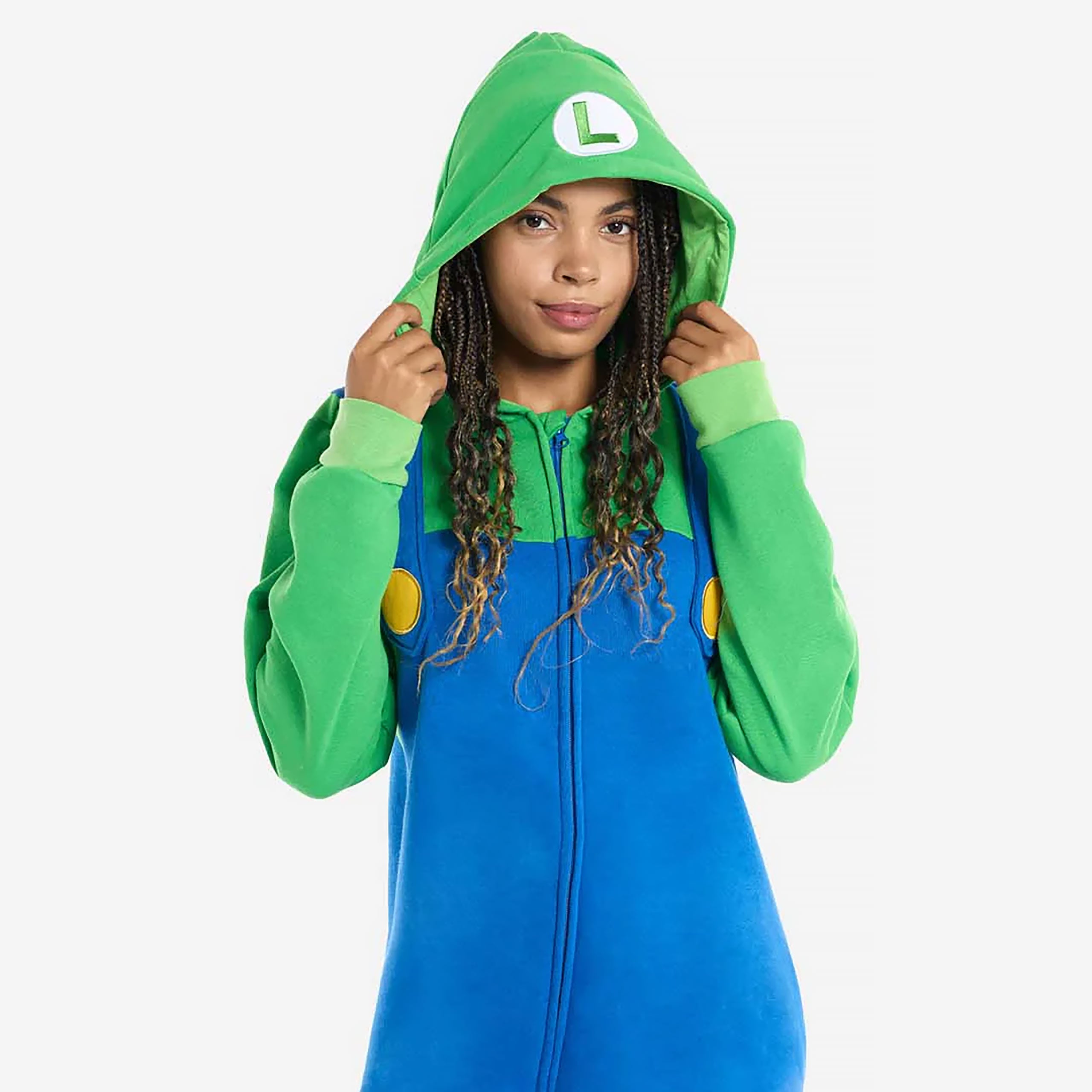 Image produit Super Mario - Combinaison Luigi pour adultes