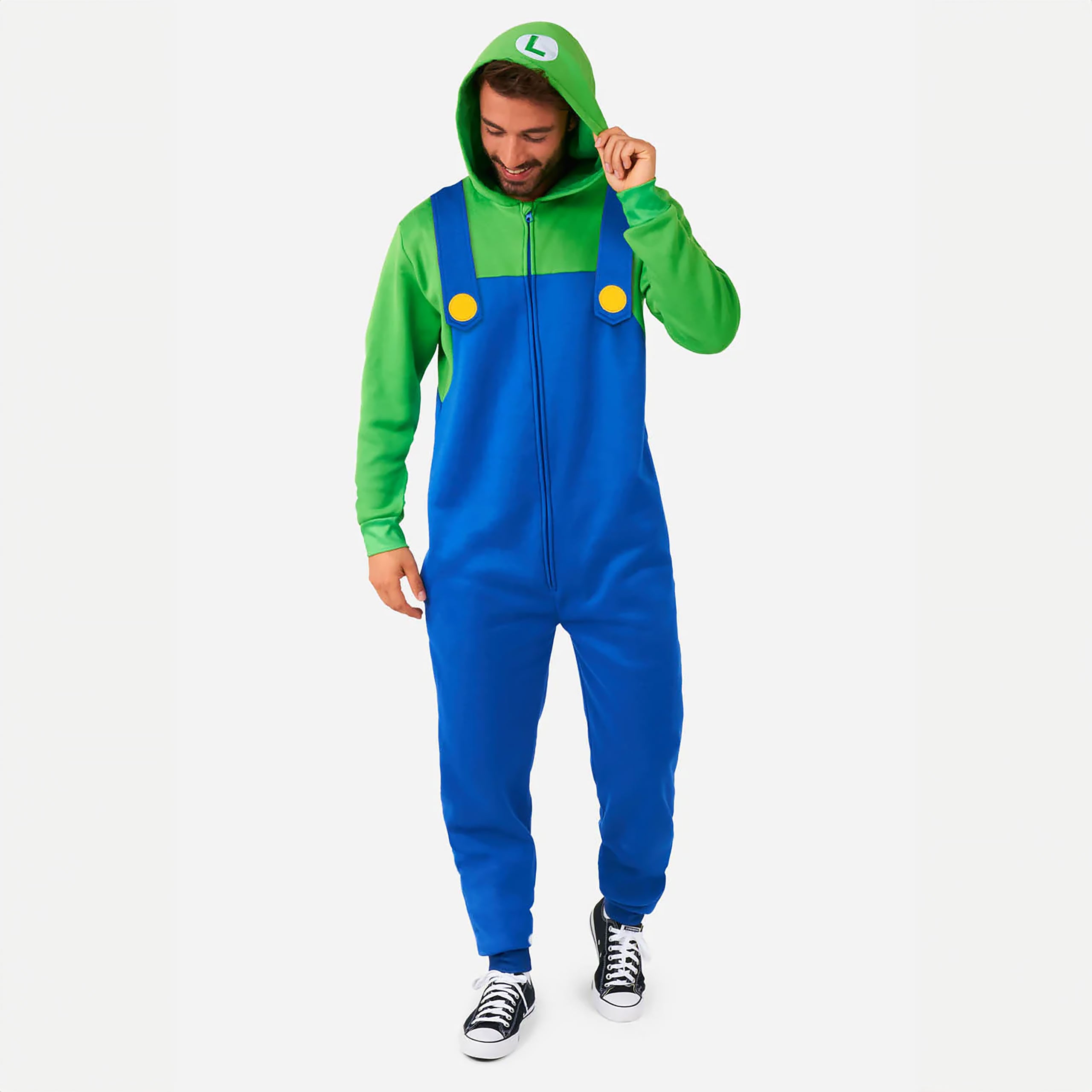 Image produit Super Mario - Combinaison Luigi pour adultes