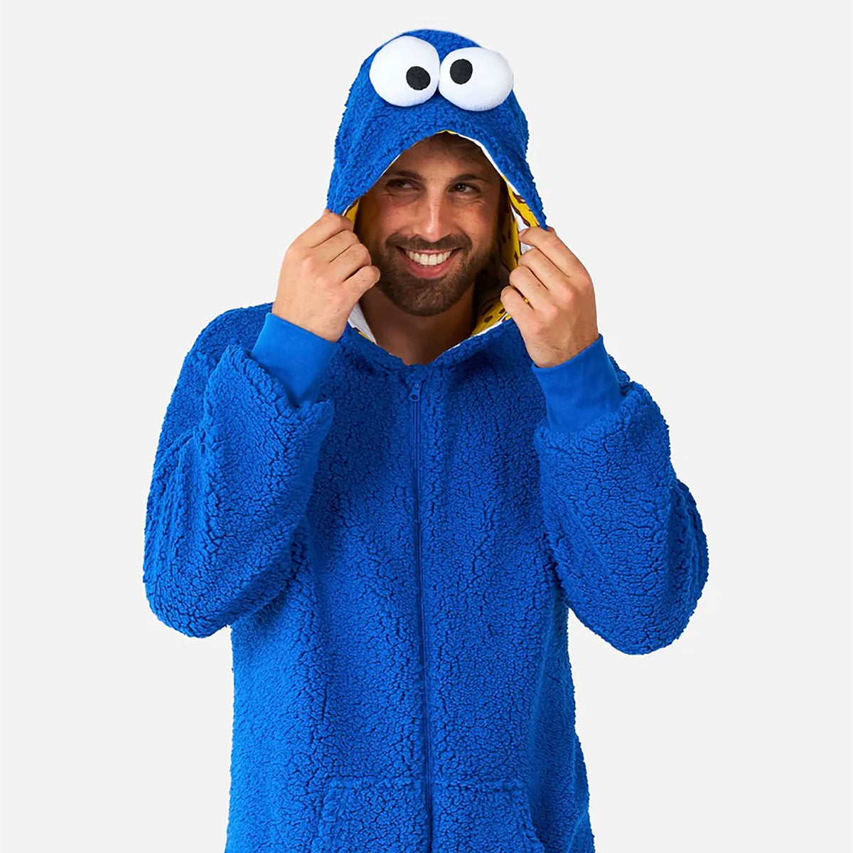 Image produit Sesame Street - Combinaison en peluche Cookie Monster pour adultes