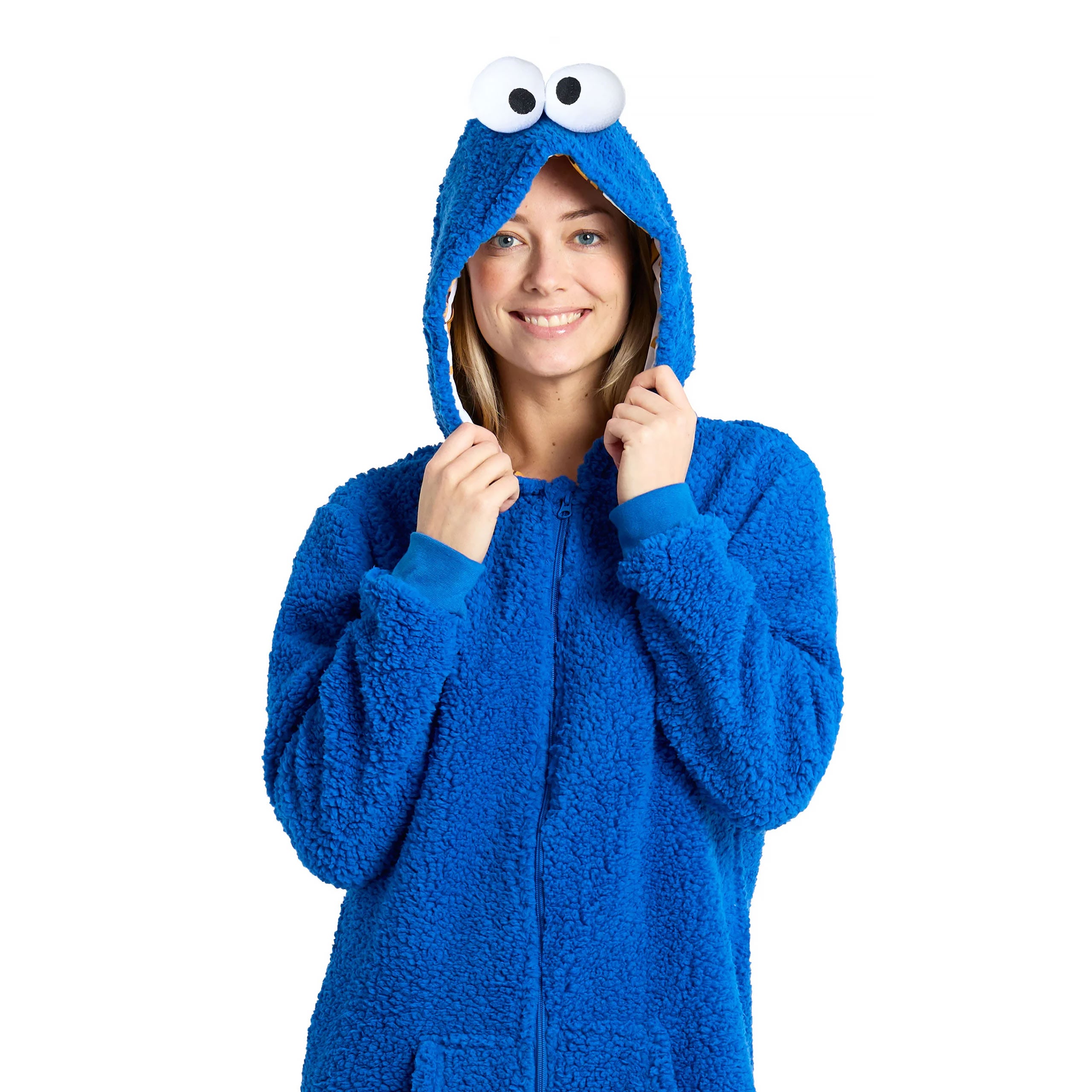 Image produit Sesame Street - Combinaison en peluche Cookie Monster pour adultes