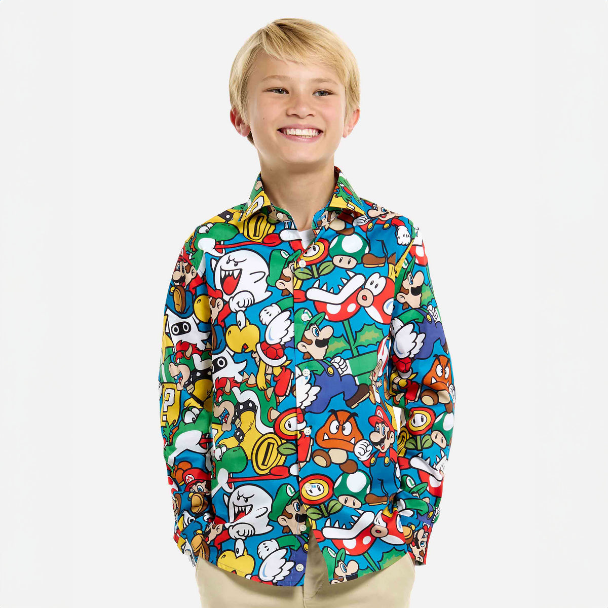 Image produit Super Mario - Chemise Personnages pour enfants