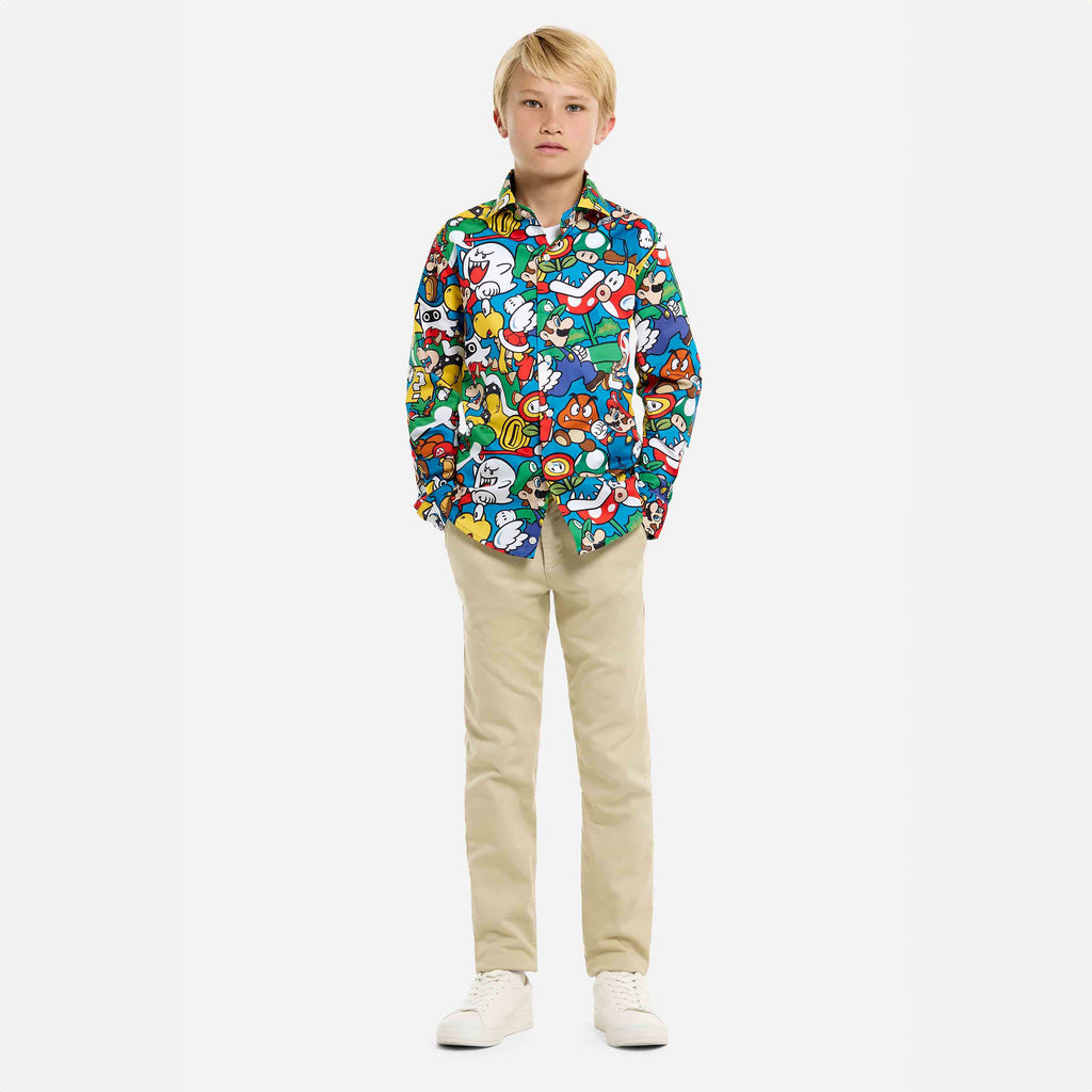 Image produit Super Mario - Chemise Personnages pour enfants