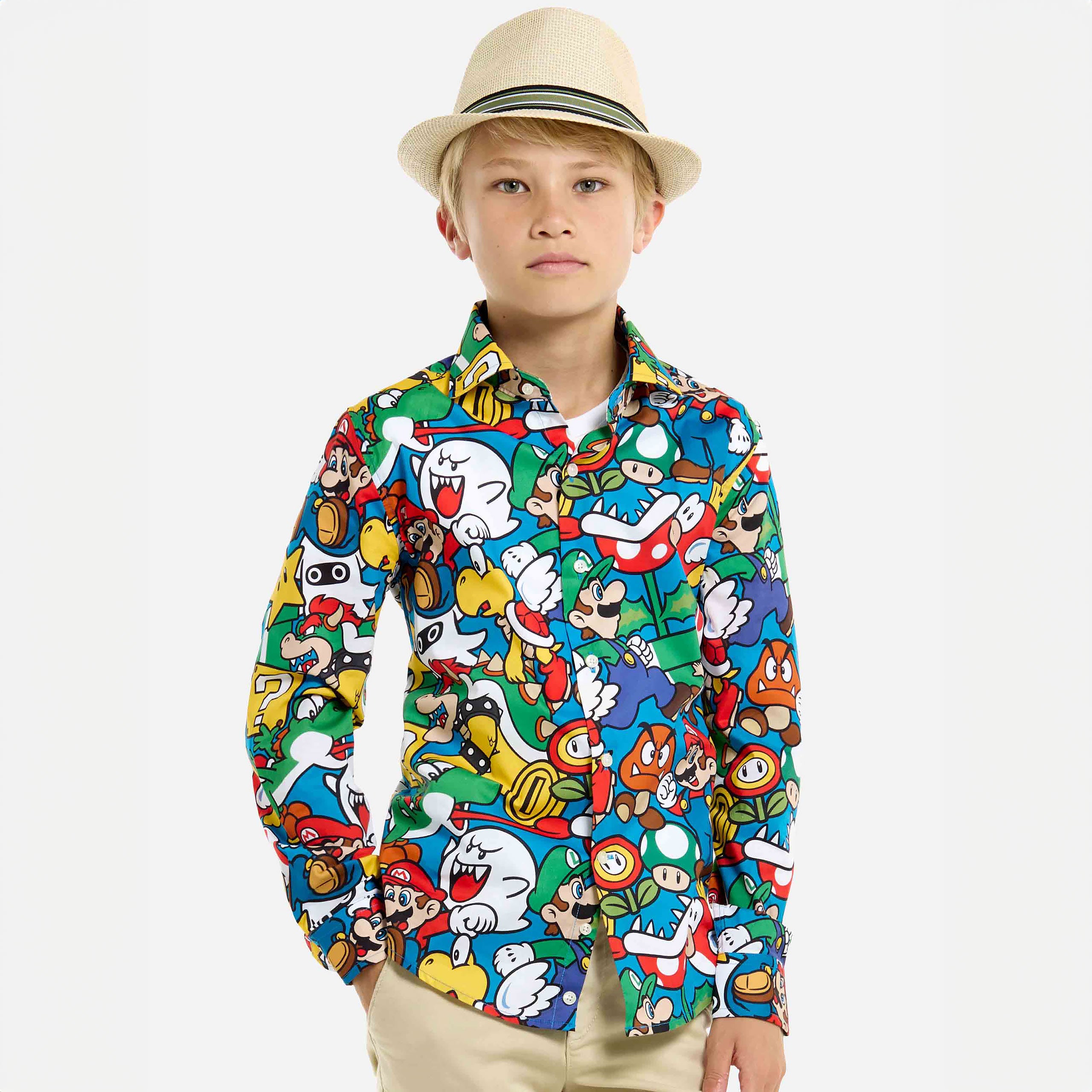 Image produit Super Mario - Chemise Personnages pour enfants