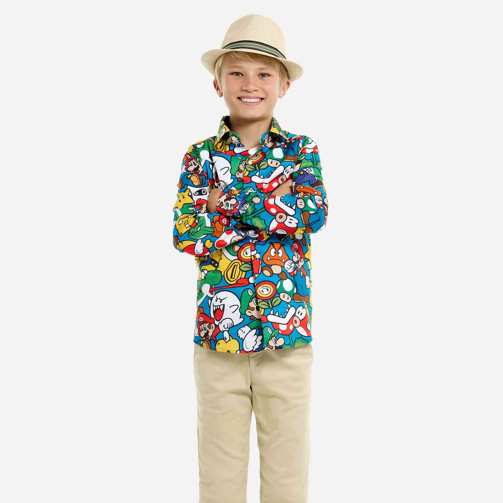 Image produit Super Mario - Chemise Personnages pour enfants