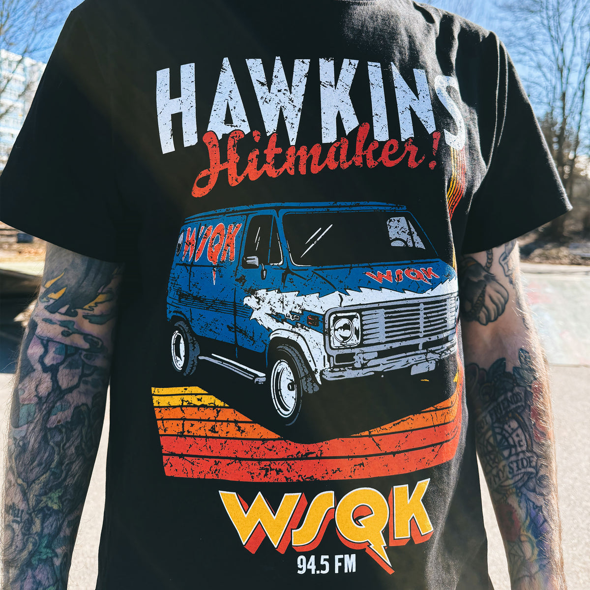 Image produit Stranger Things - T-shirt WSQK Hawkins Hitmaker