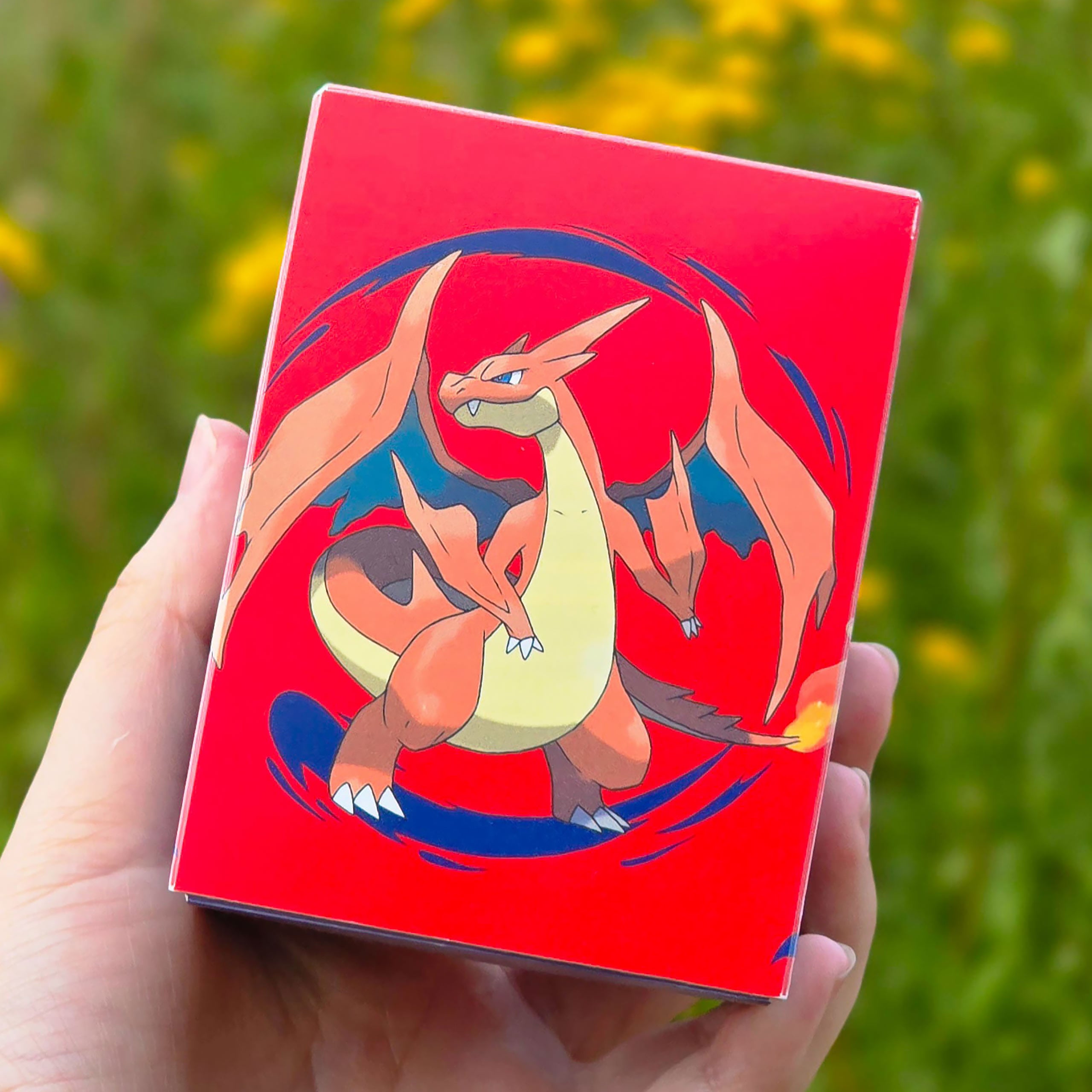 Product image Pokémon - Ultra Pro: Mega Charizard Y Alcove Flip Deck Box for 100 Trading Cards