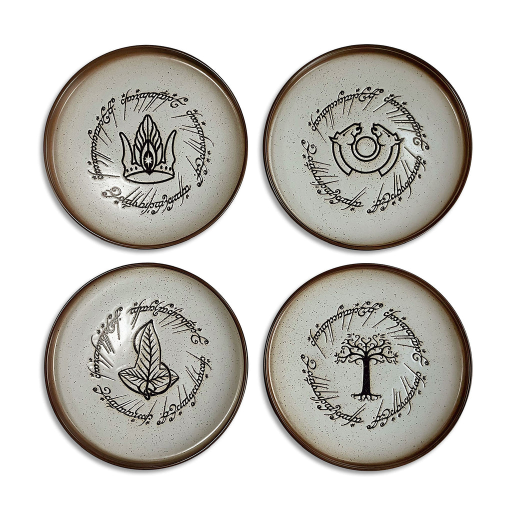 Image produit Le Seigneur des Anneaux - Set d’assiettes Symbols deluxe