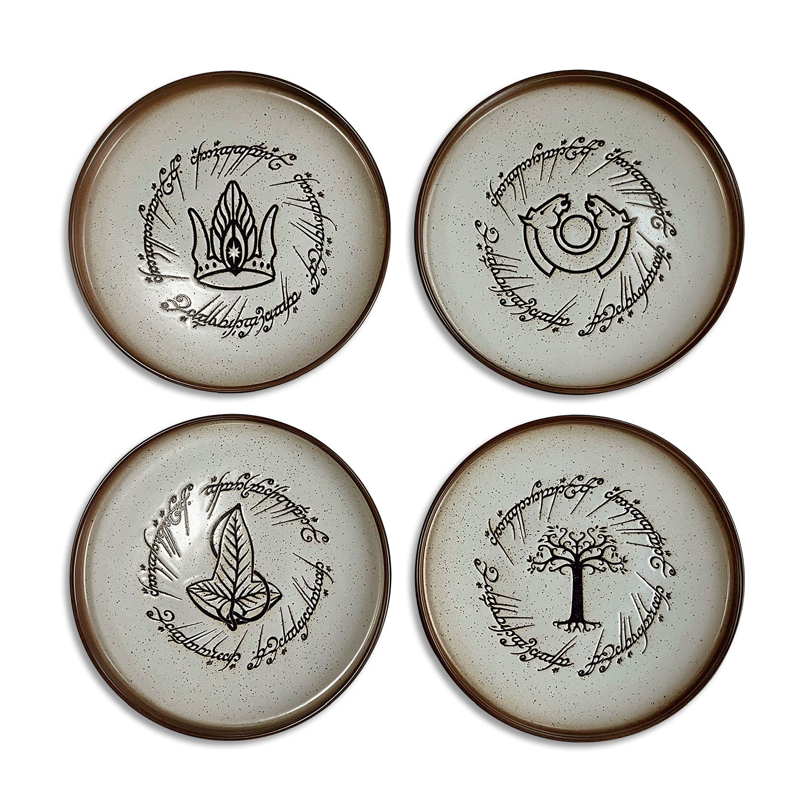 Image produit Le Seigneur des Anneaux - Set d’assiettes Symbols deluxe