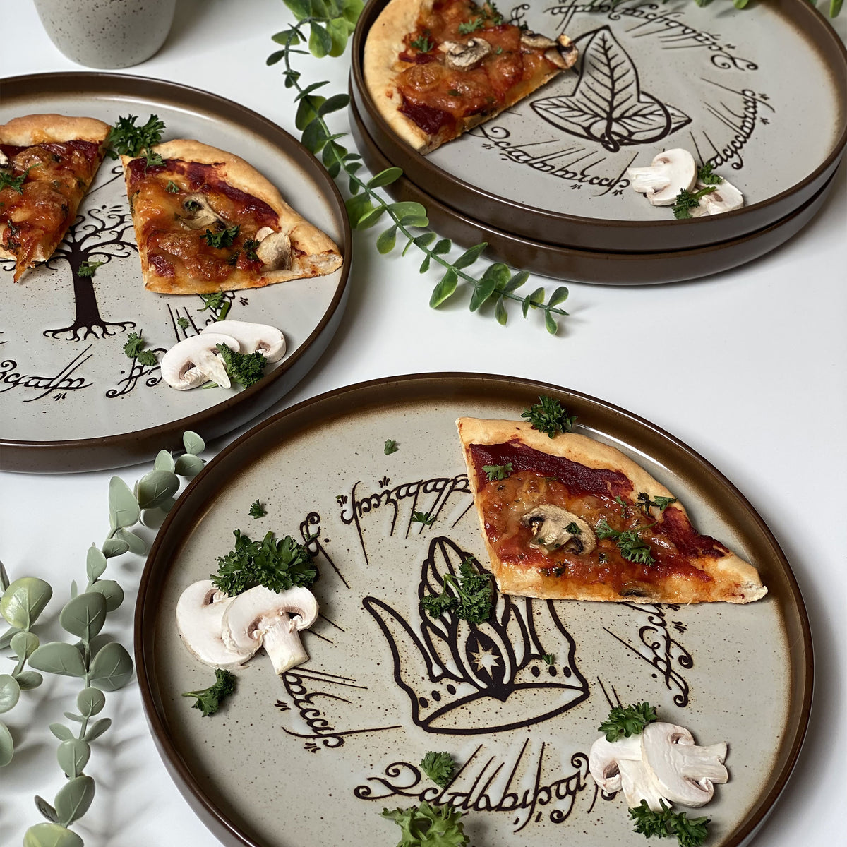 Image produit Le Seigneur des Anneaux - Set d’assiettes Symbols deluxe