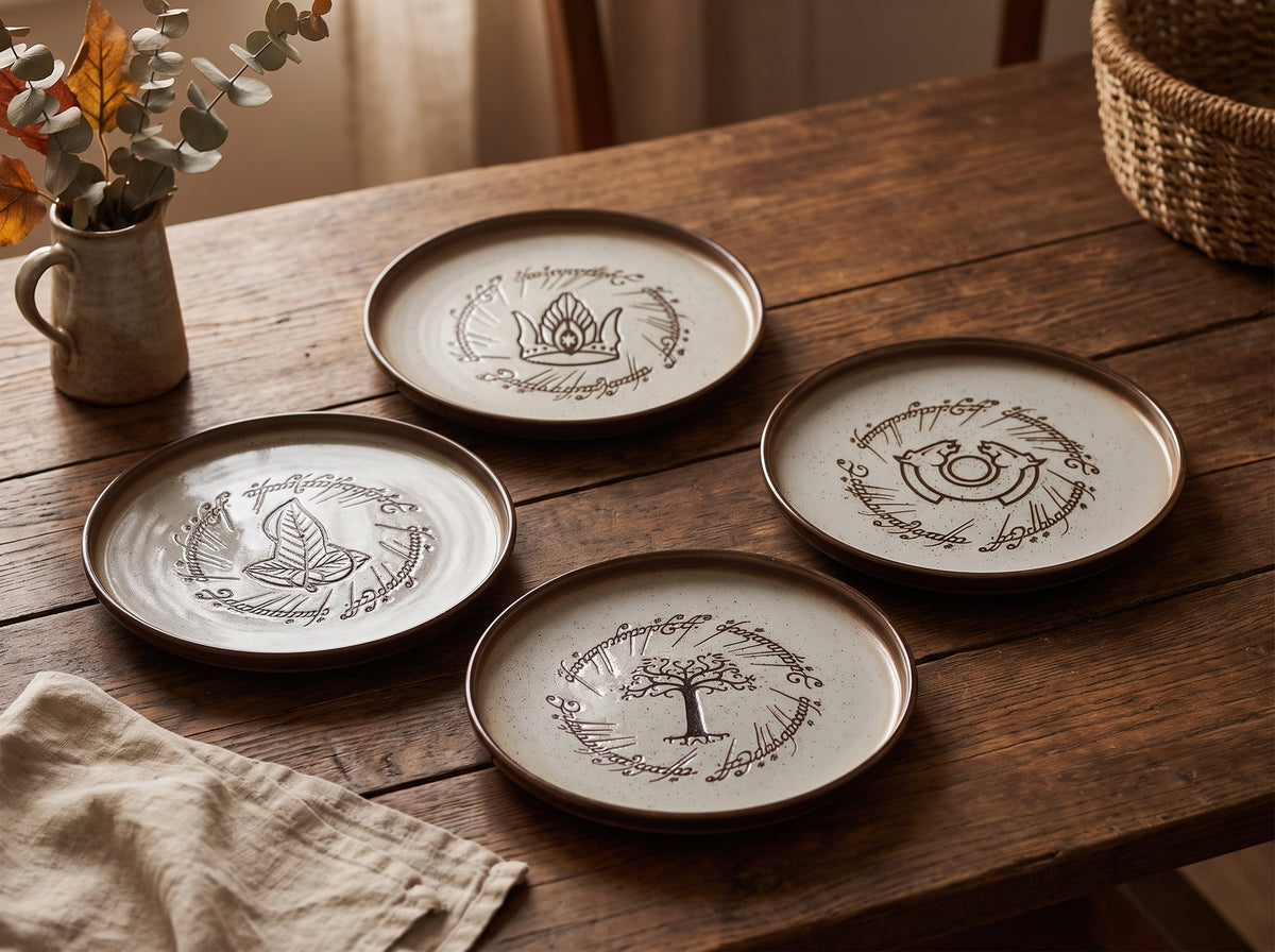 Image produit Le Seigneur des Anneaux - Set d’assiettes Symbols deluxe