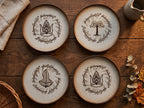 Image produit Le Seigneur des Anneaux - Set d’assiettes Symbols deluxe