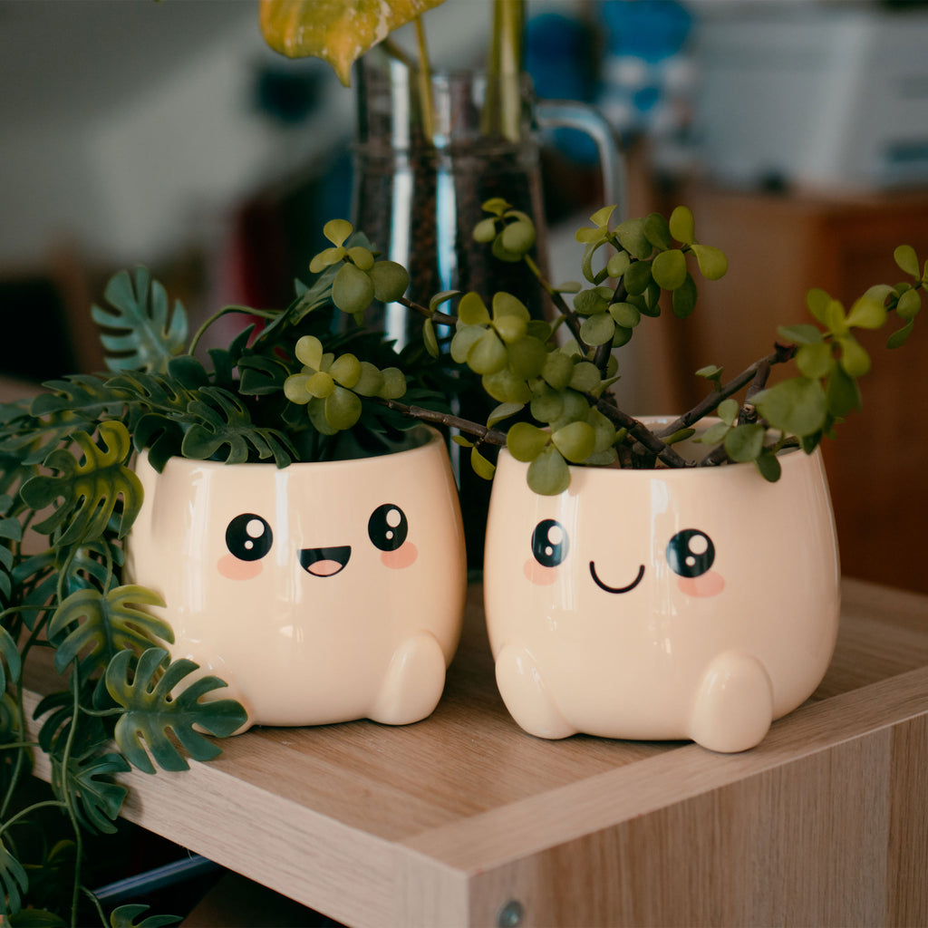 Image produit Chibi Chow Pots de fleurs Lot de 2