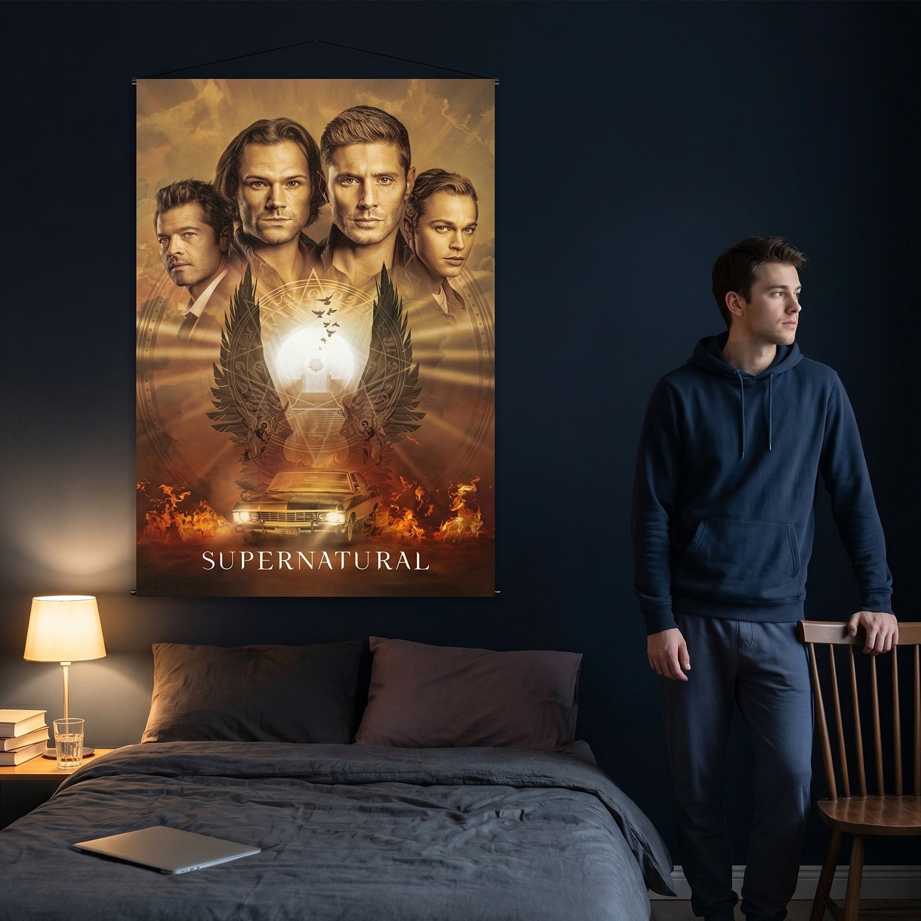 Image produit Supernatural - Tenture Murale Casting