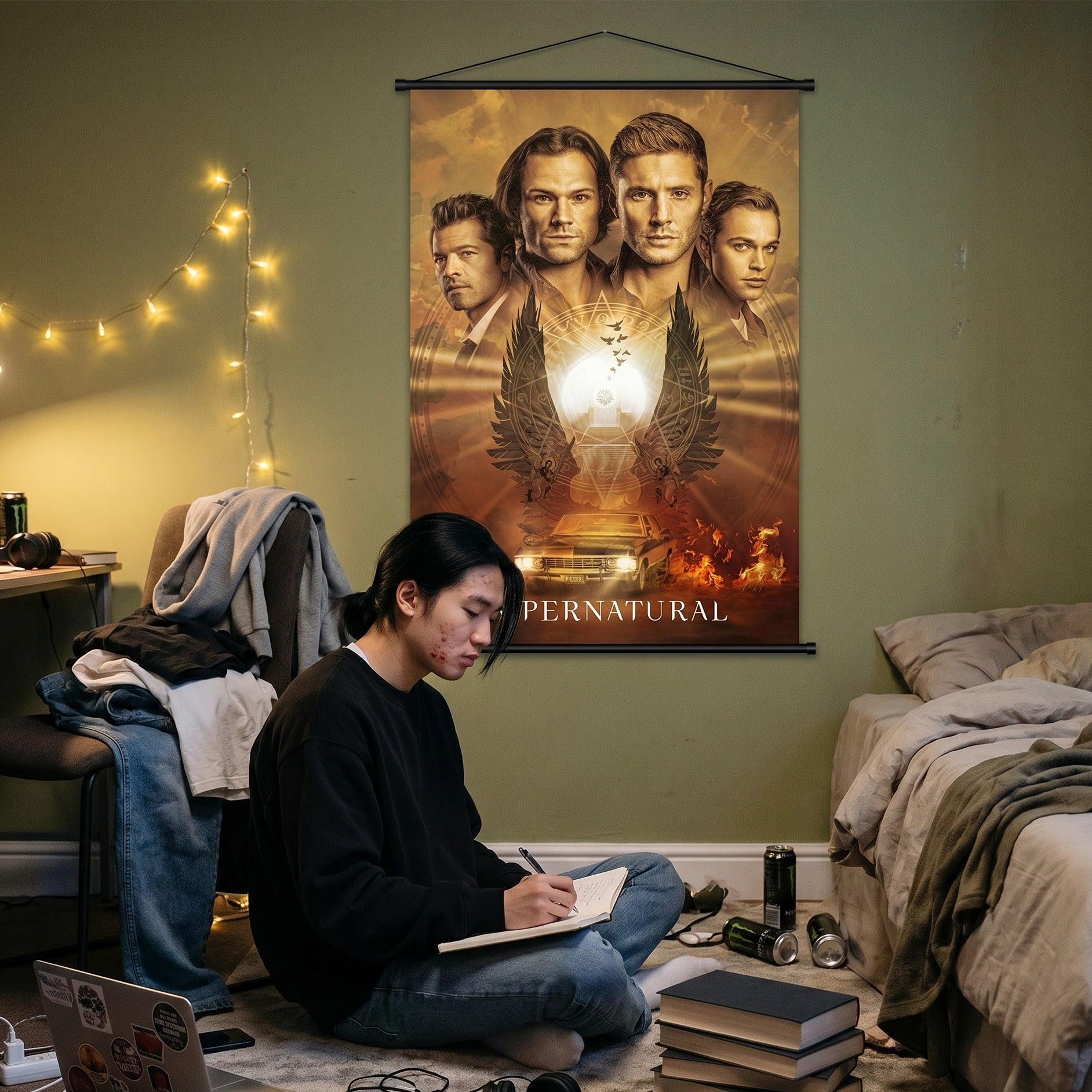 Image produit Supernatural - Tenture Murale Casting