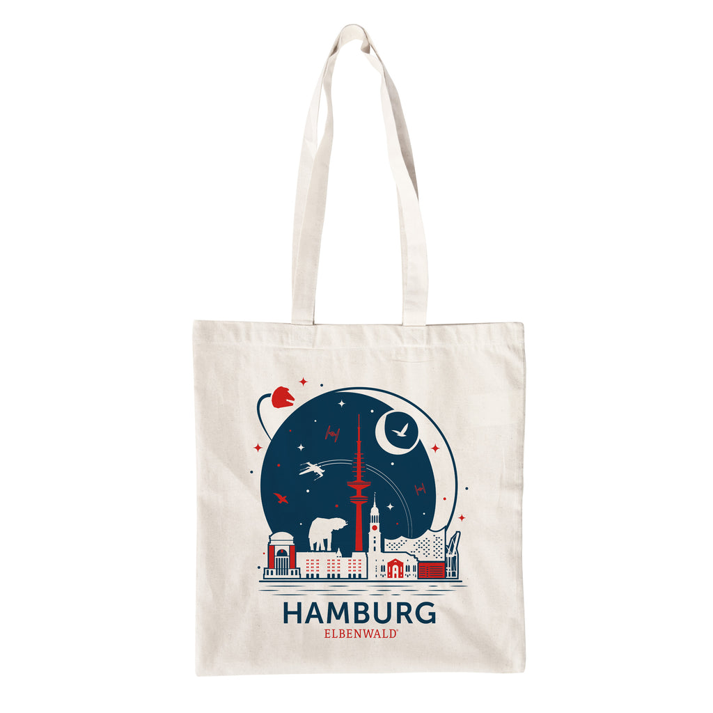 Image produit Elbenwald à Hambourg Sac en toile Skyline