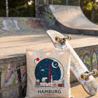 Image produit Elbenwald à Hambourg Sac en toile Skyline