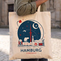 Image produit Elbenwald à Hambourg Sac en toile Skyline