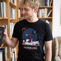 Image produit T-shirt Elbenwald à Hambourg Skyline noir