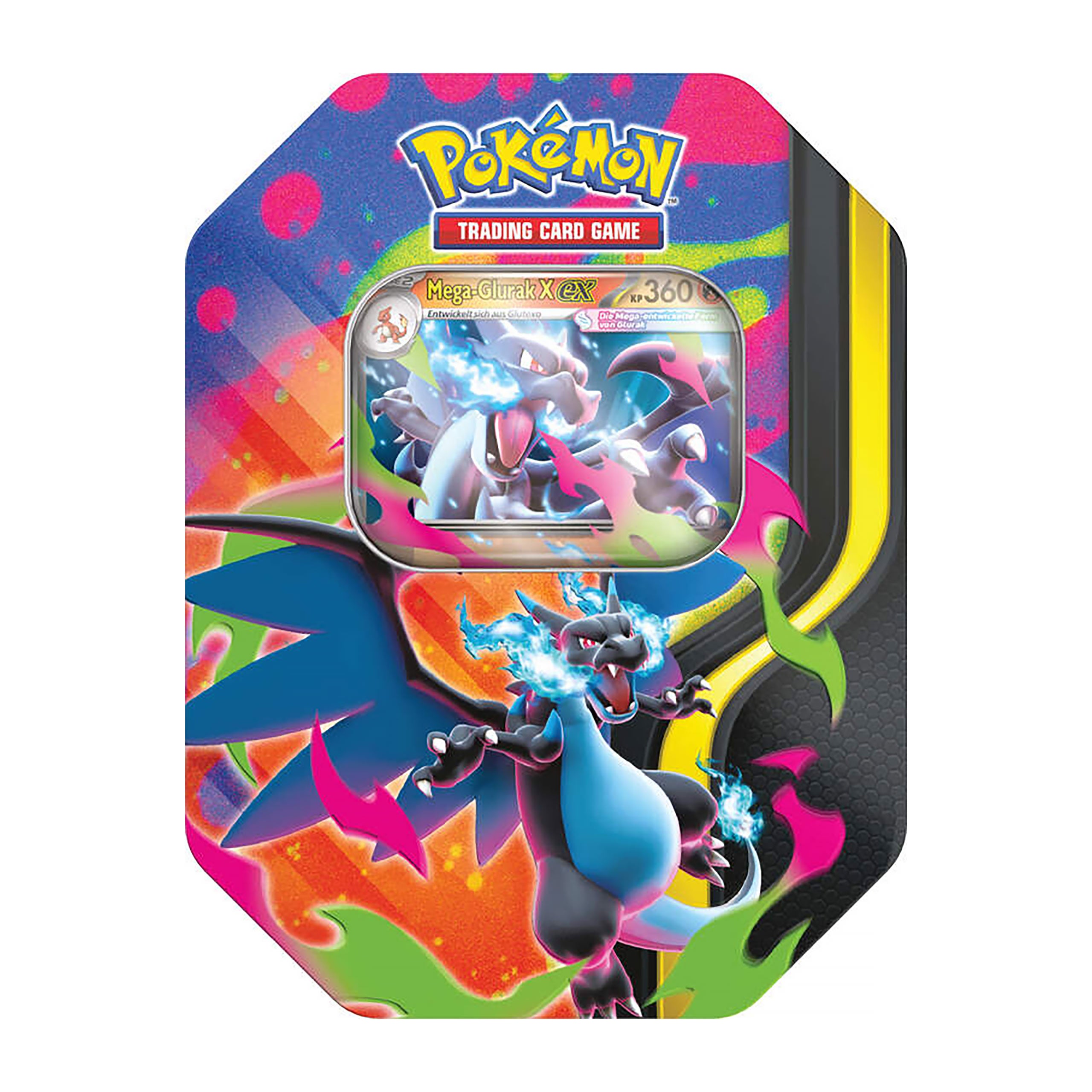 Image produit Pokémon - Boîte de cartes à collectionner Méga-Dracaufeu X-EX