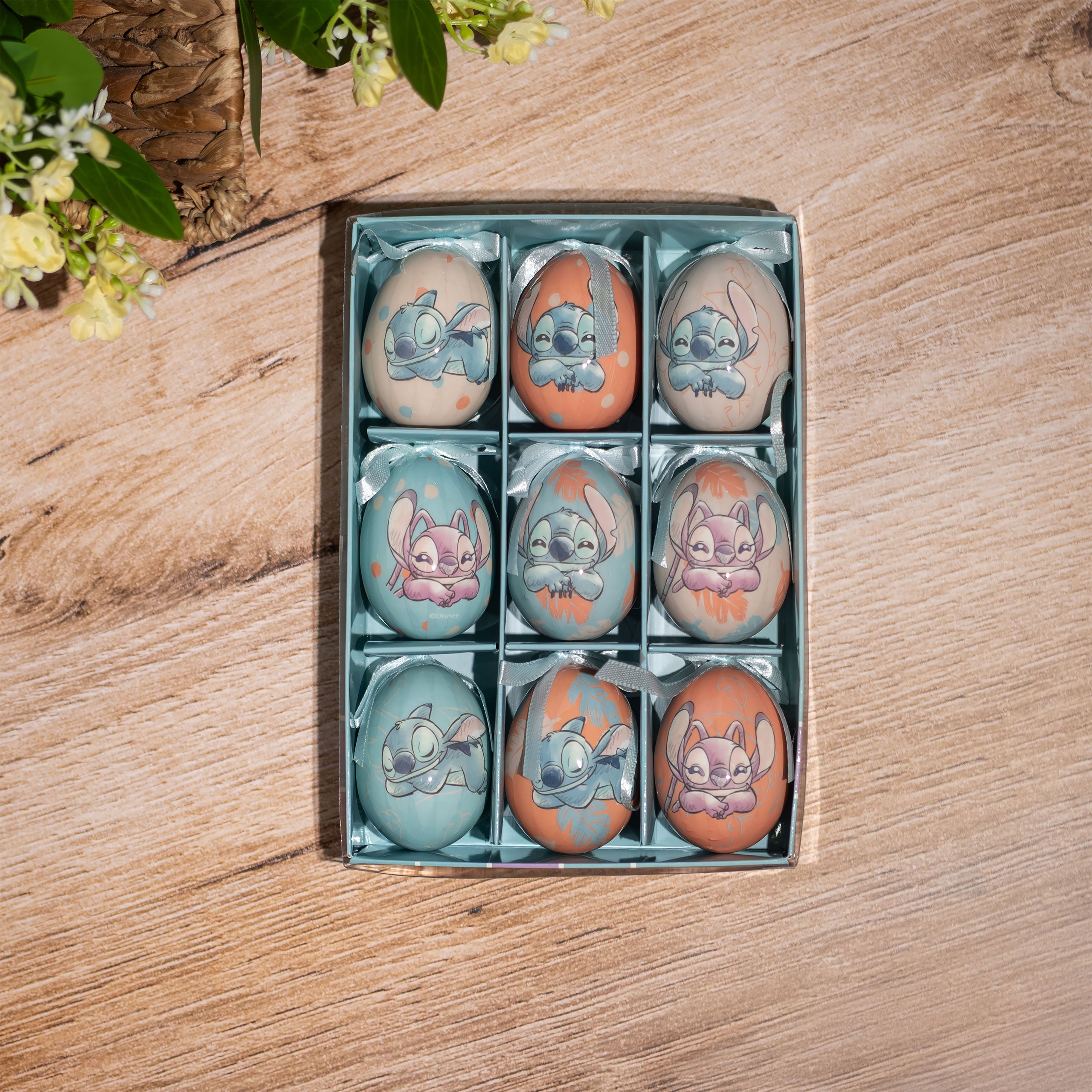 Image produit Stitch œufs de Pâques à suspendre 9 pcs - Lilo & Stitch