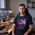 Image produit T-shirt Drive pour fans de Star Wars bleu
