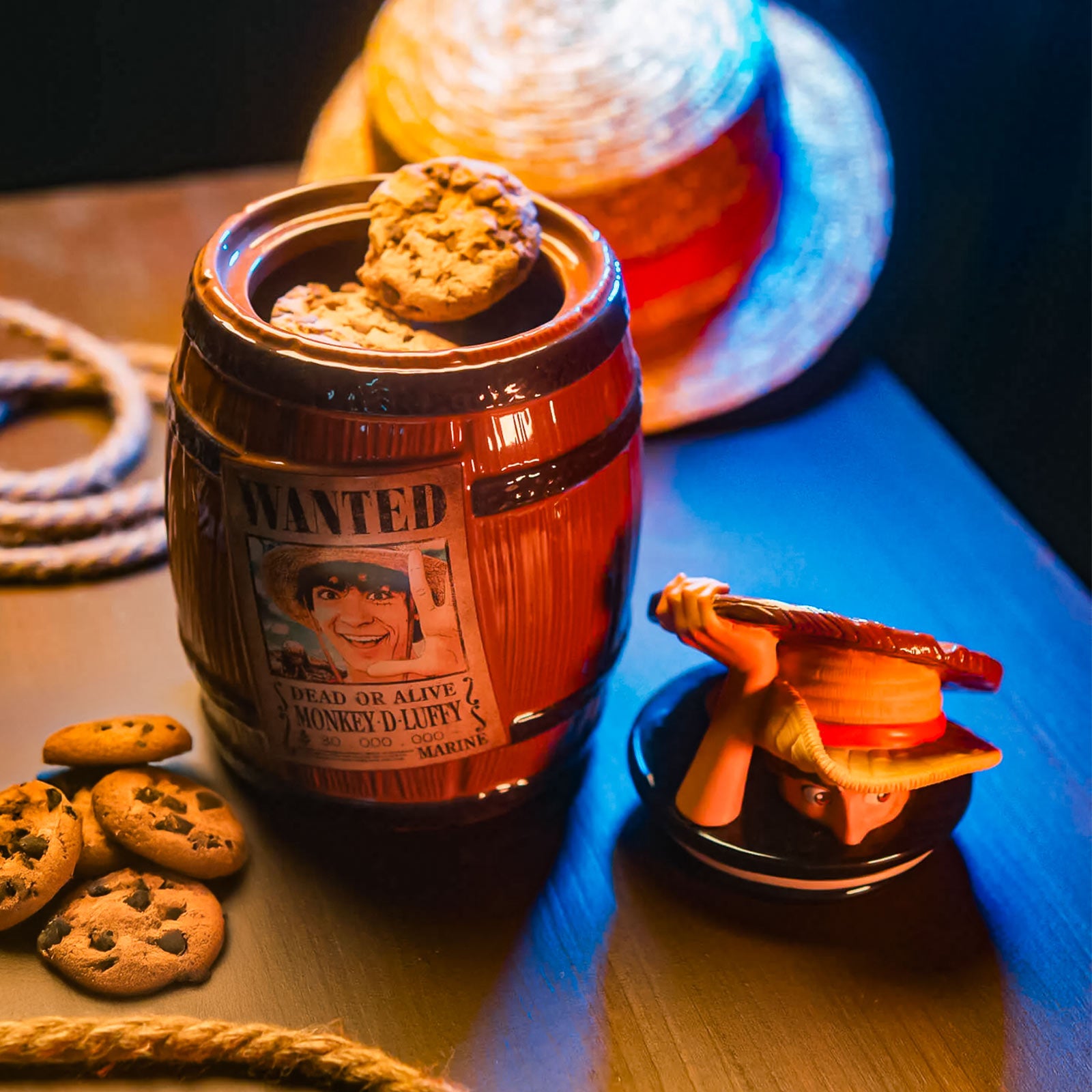 Image produit One Piece Netflix - Boîte à cookies Monkey D. Luffy