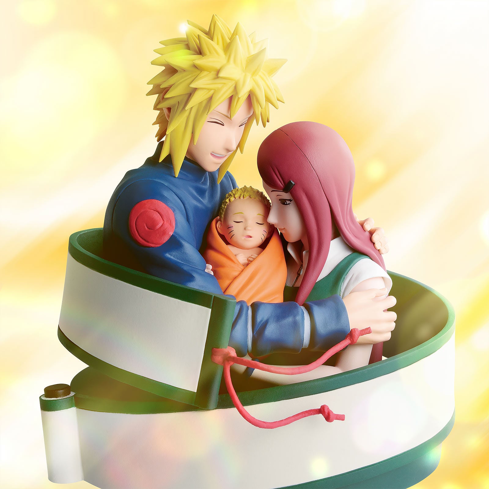 Image produit Naruto 72 Series - Set de figurines Minato, Naruto et Kushina